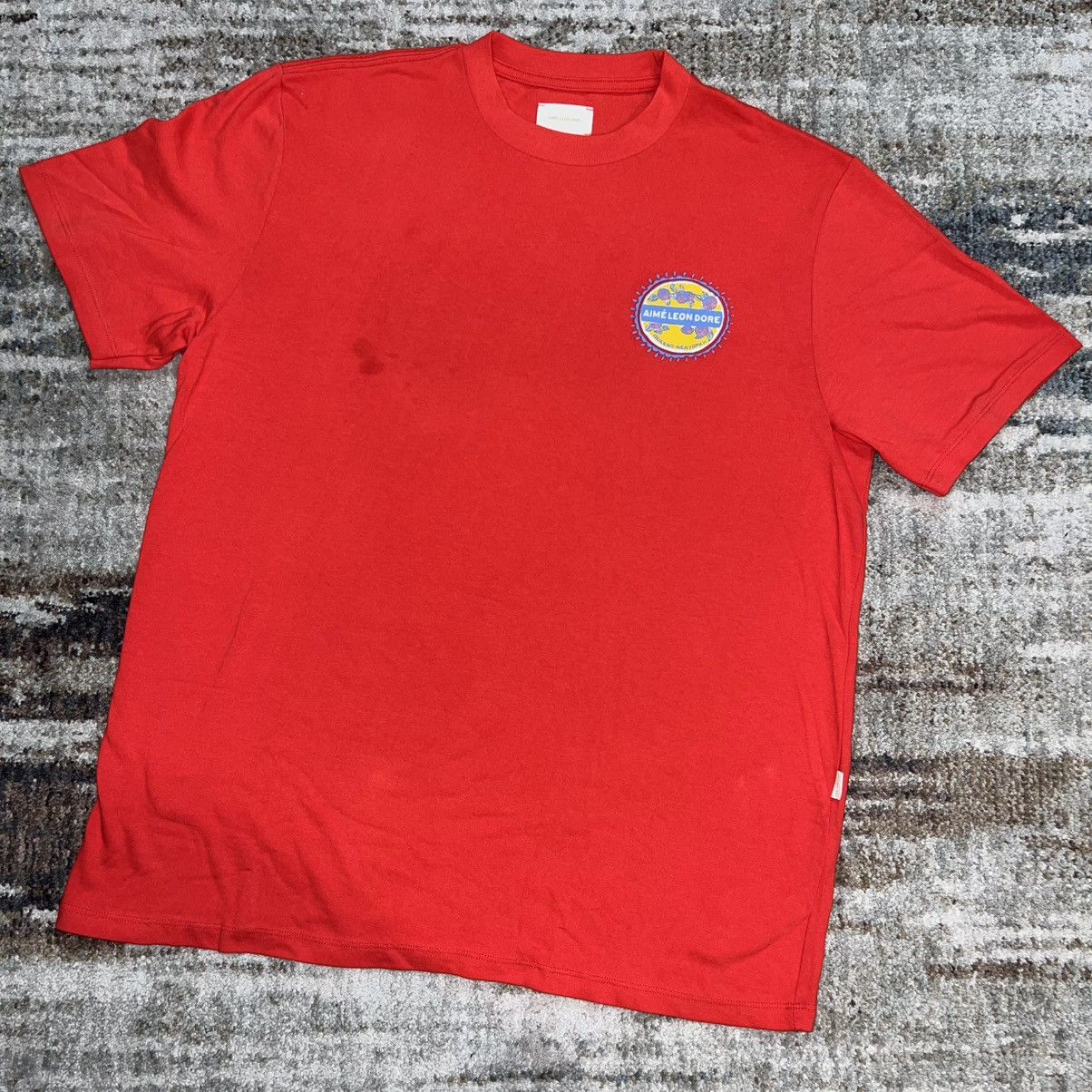 Aime Leon Dore AIMÉ LEON DORE Red Graphic T-Shirt Size US L / EU 52-54 / 3 - 3 Thumbnail