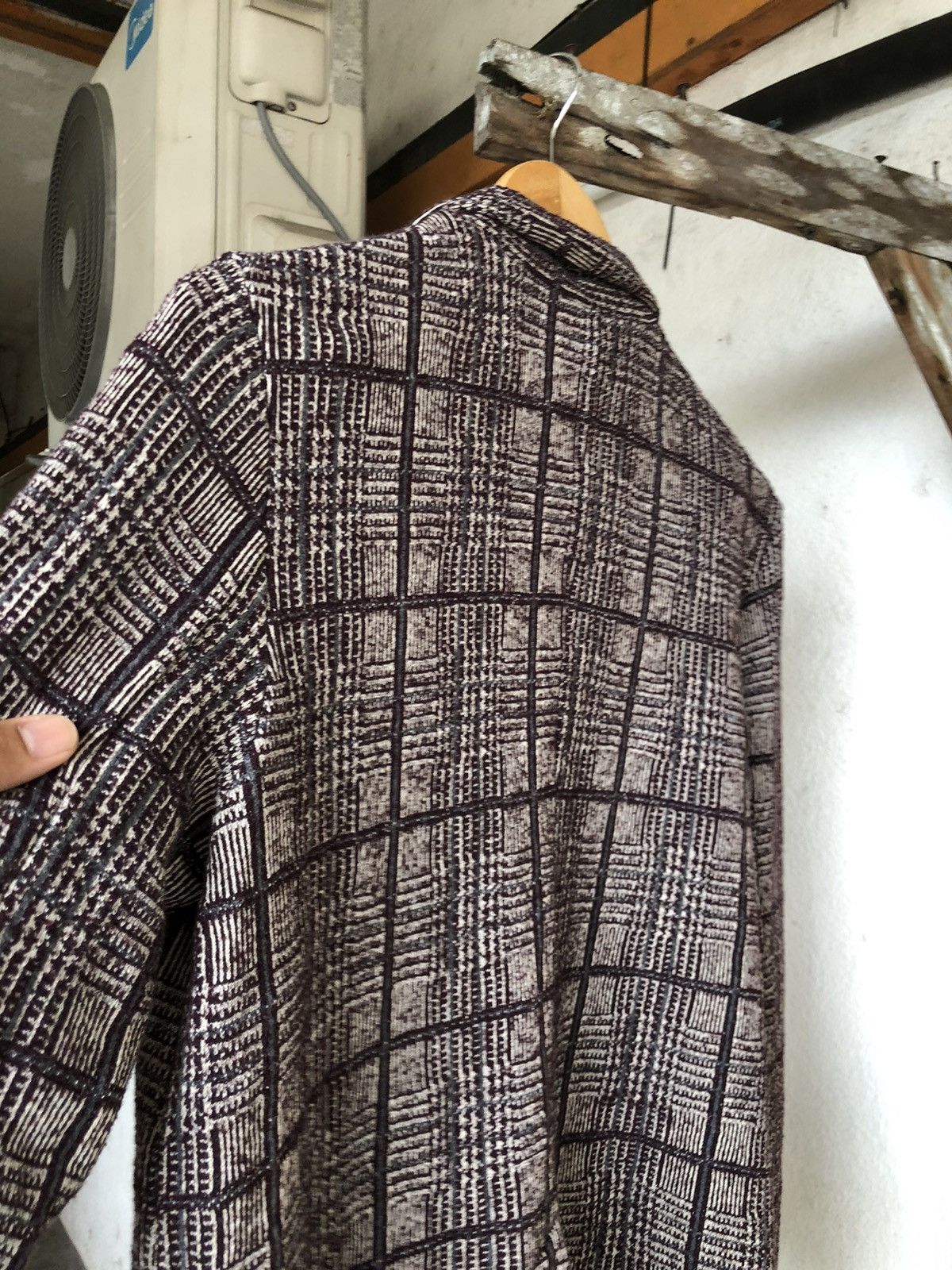 Issey Miyake Issey Miyake Plantation Tartan Tweed Cotton Blazer Jacket Size M / US 6-8 / IT 42-44 - 16 Thumbnail