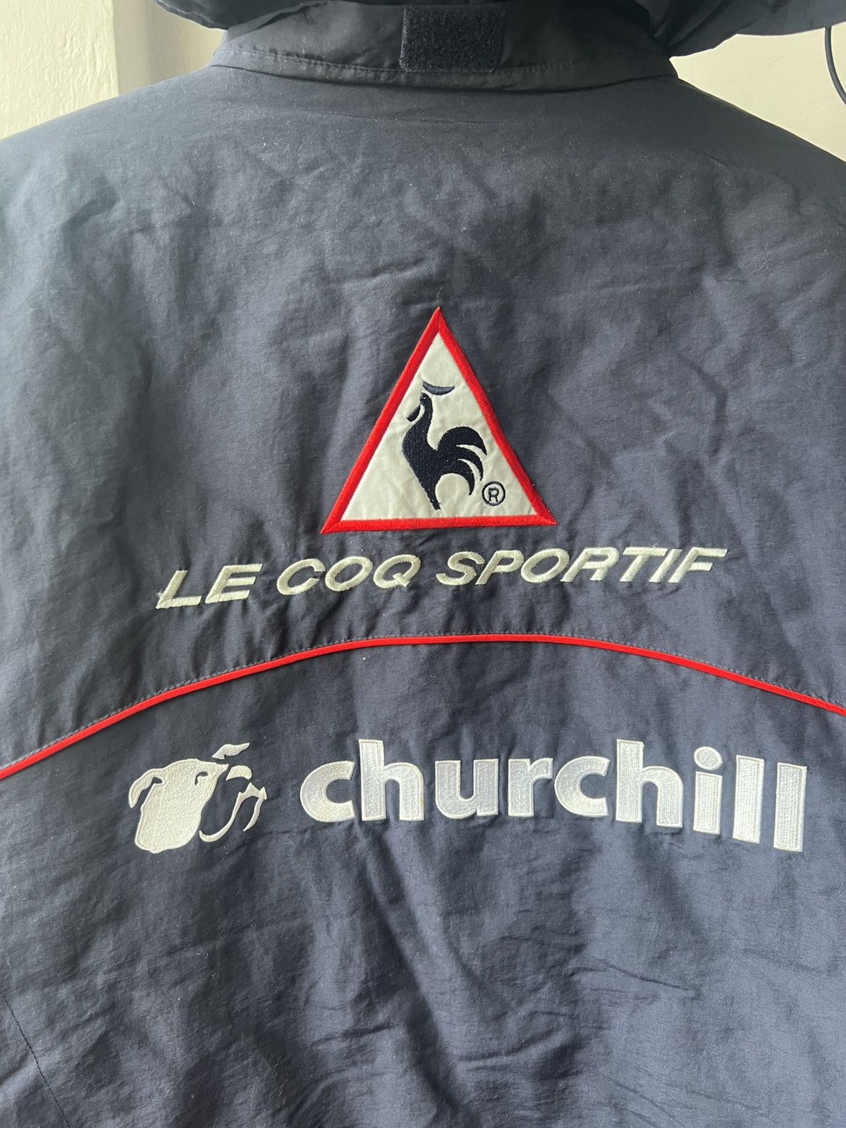 Le Coq Sportif 2001 Le coq sportif Crystal Palace vintage soccer jacket L Size US L / EU 52-54 / 3 - 12 Thumbnail