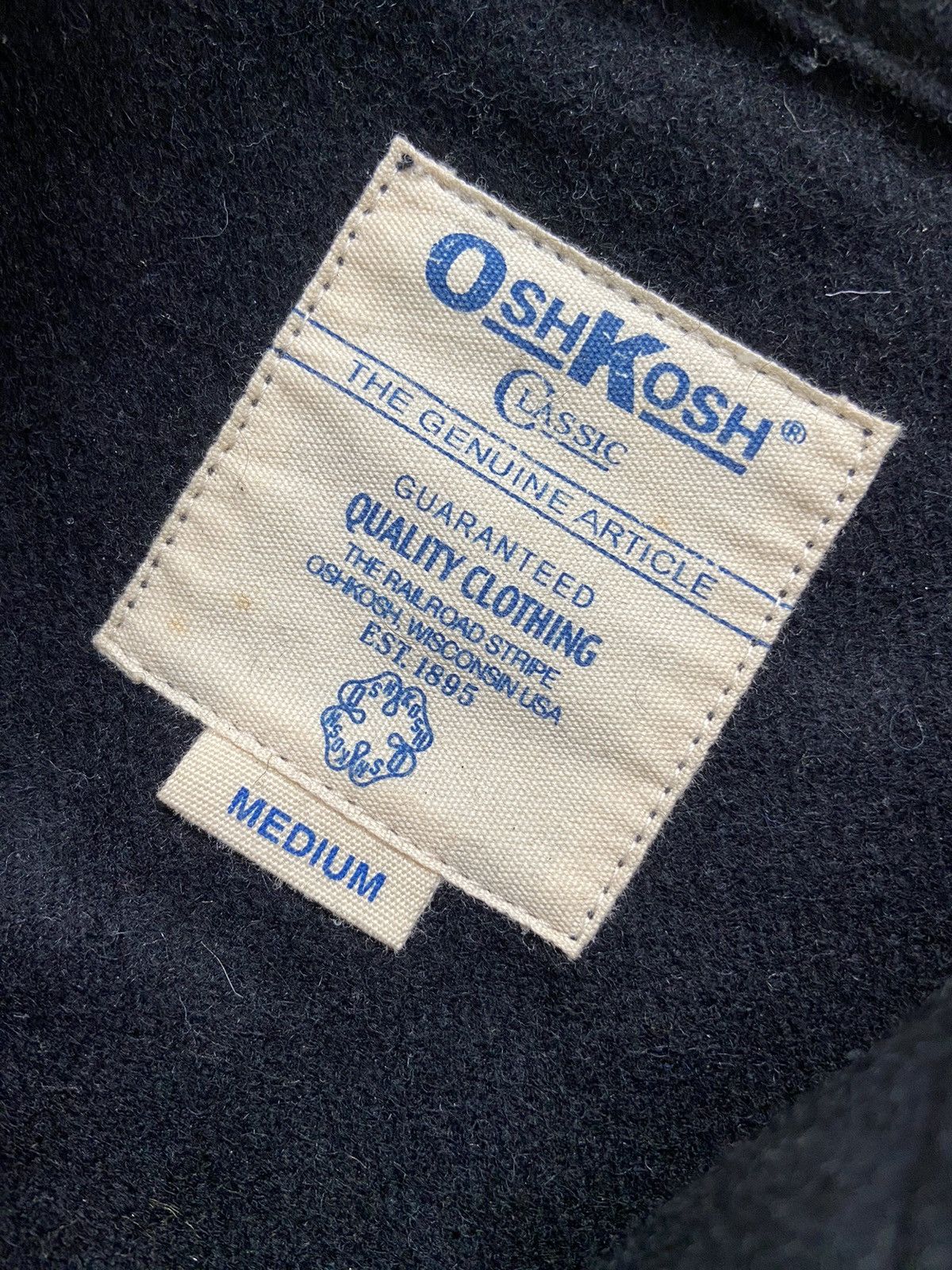 Oshkosh Vintage 1980’s Oshkosh Mackinaw Flap Pocket Wool Jacket Size US M / EU 48-50 / 2 - 4 Thumbnail