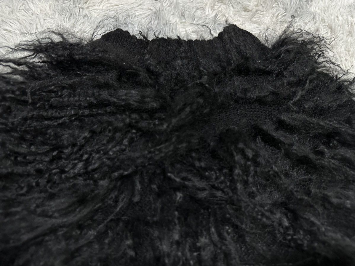 Emporio Armani 🔥Aw2010 Emporio Armani Mongolian Lamb Fur Short Sweater Size US M / EU 48-50 / 2 - 15 Thumbnail