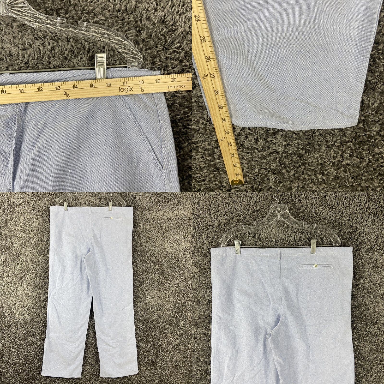 Gap GAP BODY Blue Loose Fit Pants Regular M 30in Mens Size US 31 - 8 Thumbnail