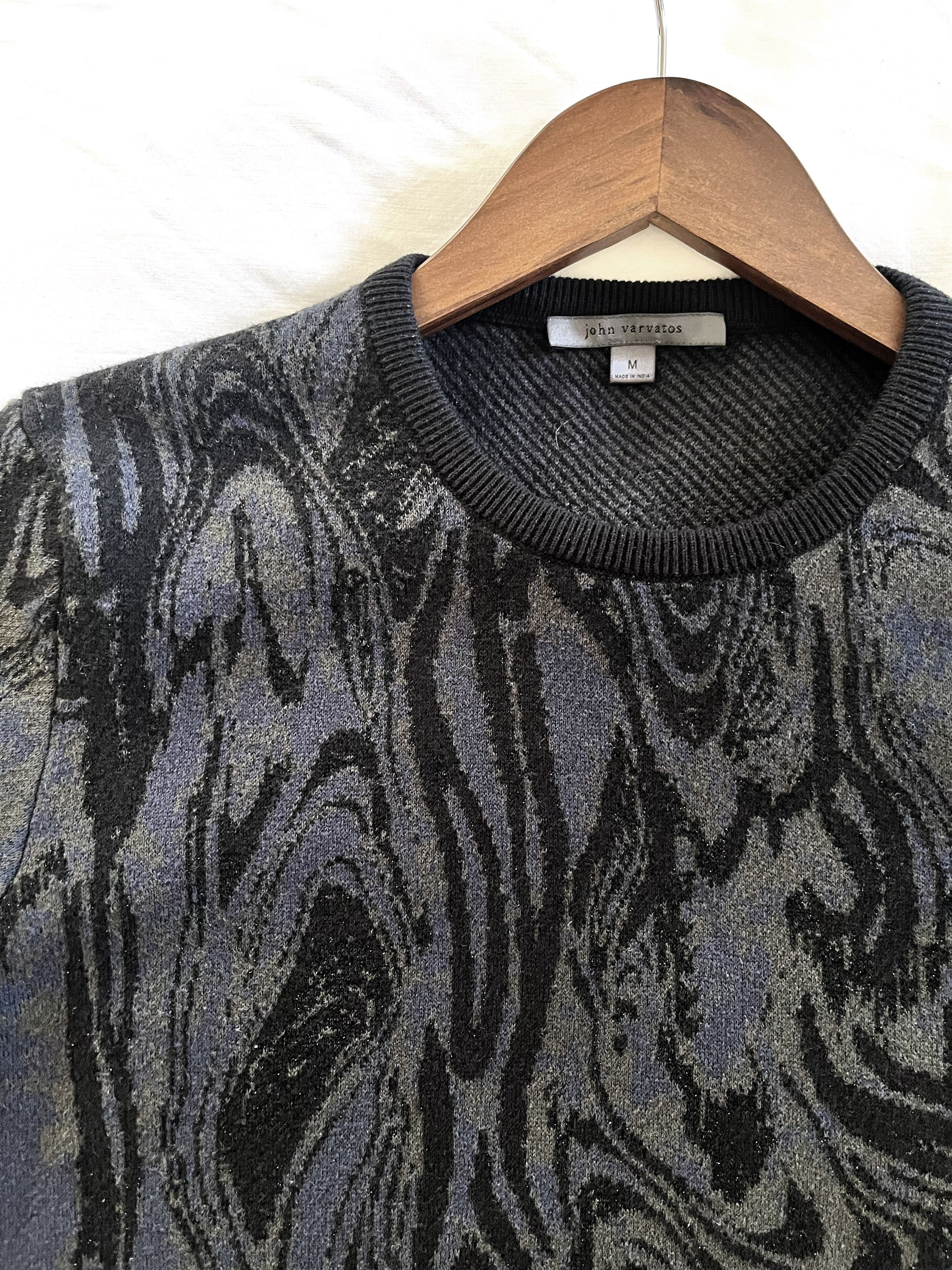 John Varvatos JOHN VARVATOS - Daxter Long Sleeved Crewneck Sweater Size US M / EU 48-50 / 2 - 2 Thumbnail