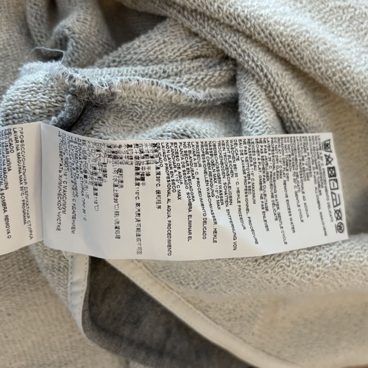 Maison Margiela Maison Margiela Grey Cut Open Hoodie Size Medium Size US M / EU 48-50 / 2 - 5 Thumbnail