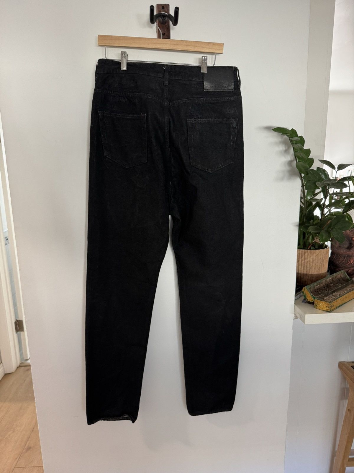 Rick Owens Rick Owens Collapse Cut Selvedge Waxed Denim Size US 33 - 3 Thumbnail