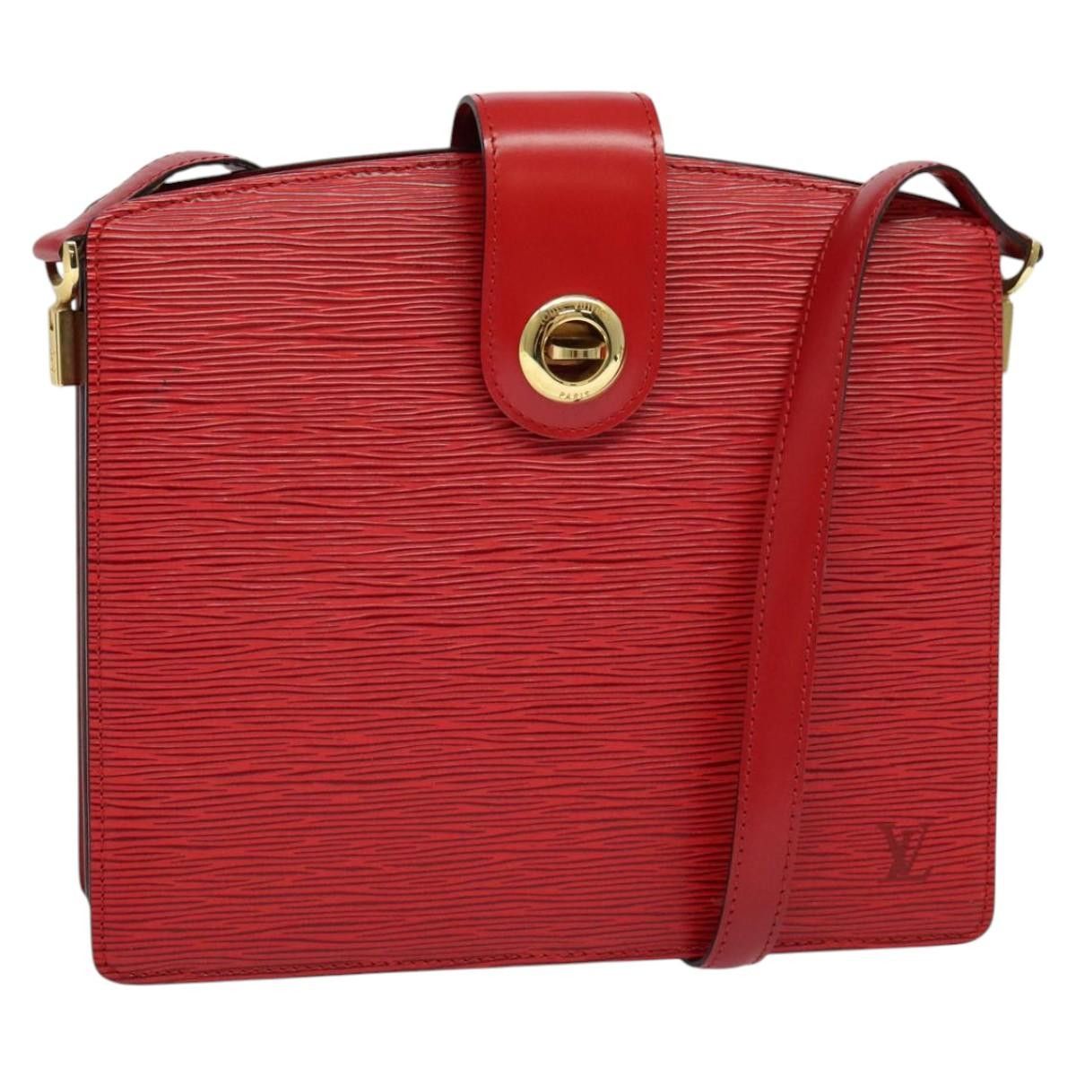 Louis Vuitton LOUIS VUITTON Epi Capuchin Shoulder Bag Red M52347 Size ONE SIZE - 1 Thumbnail