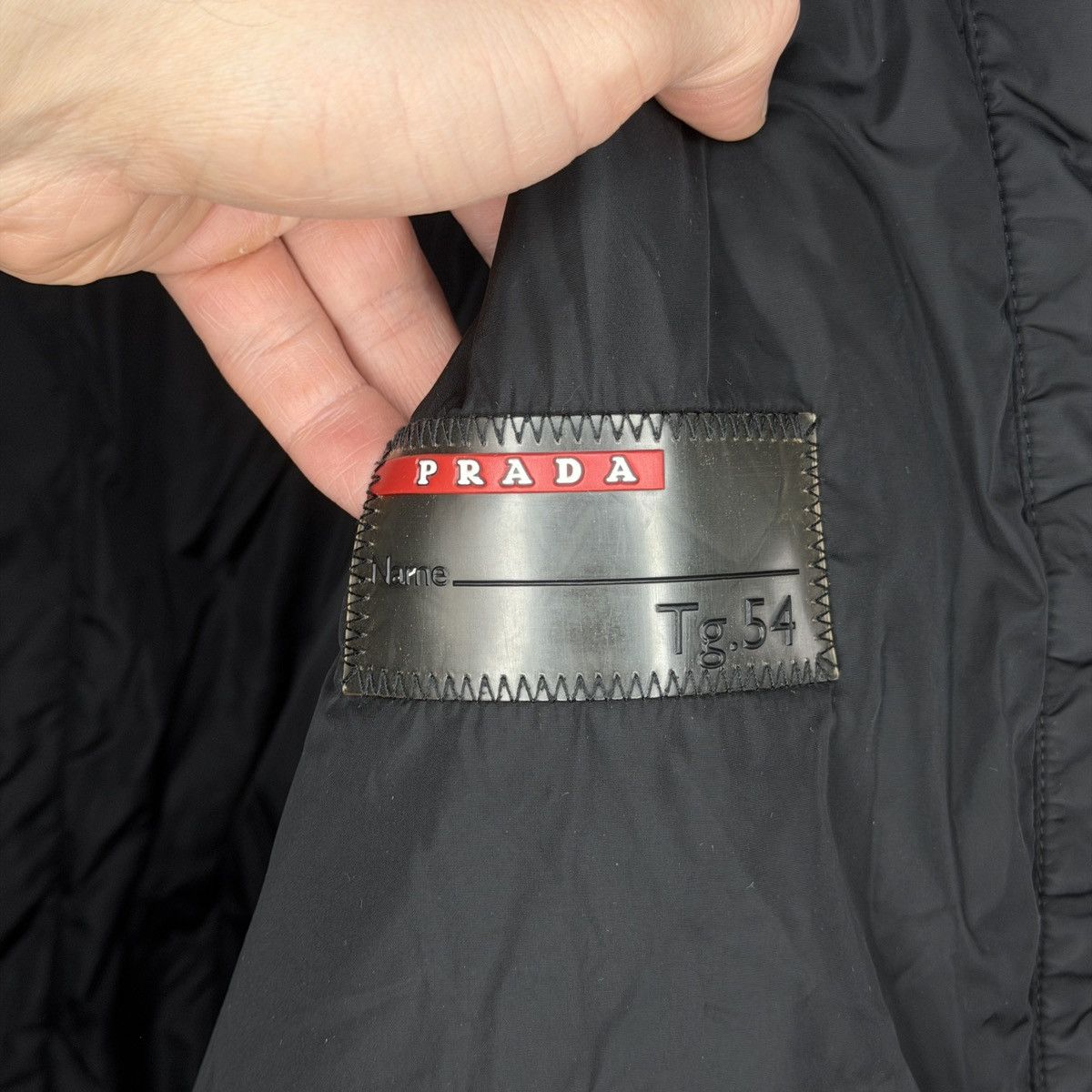 Prada Prada Nylon Black Jacket Padded Hooded Size US L / EU 52-54 / 3 - 14 Thumbnail