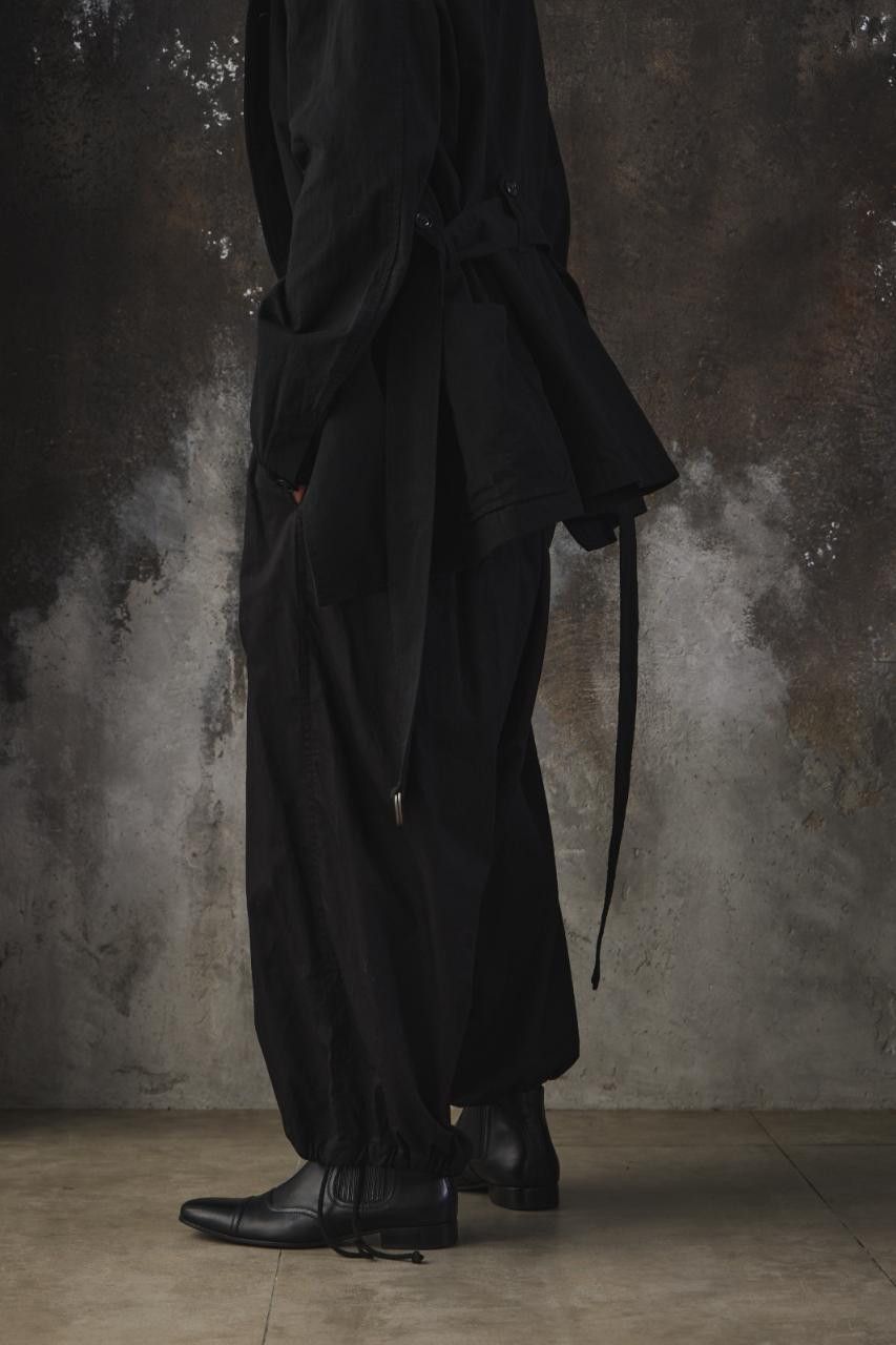 Ground Y Ground Y Cotton Broad Drawstring Wide Pants Balloon Pants Size US 32 / EU 48 - 2 Thumbnail