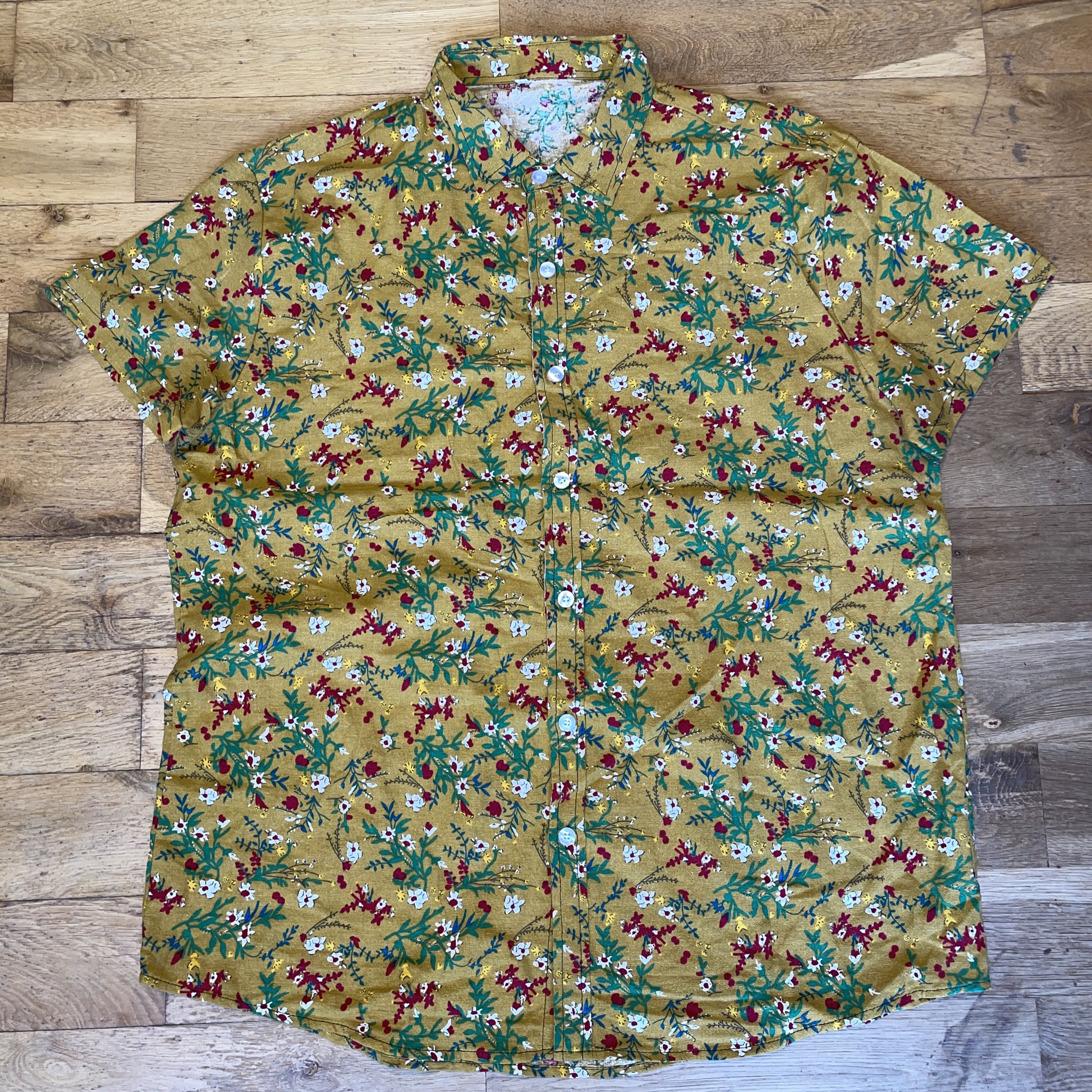 Shein Shein Men's Fashion Shirt Cotton Flowers Summer Size Xl Size US XL / EU 56 / 4 - 1 Thumbnail