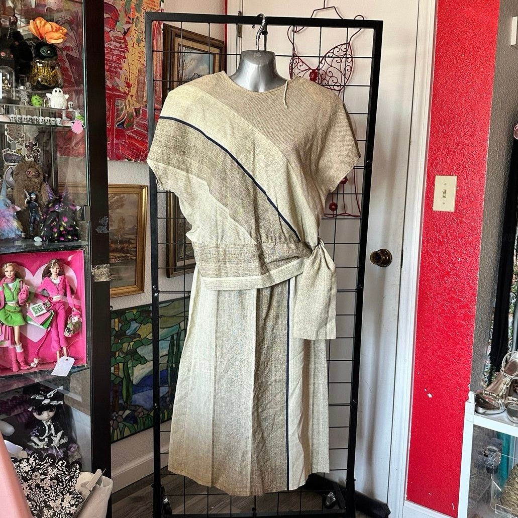 Other michael blair creme brown top and skirt set Size M / US 6-8 / IT 42-44 - 1 Thumbnail