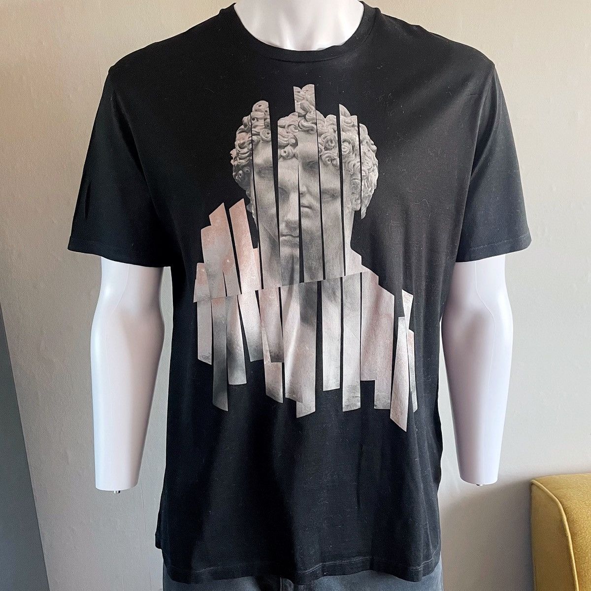 Neil Barrett Neil Barrett Sculpture Series 3 Ancient Gods T Shirt  
