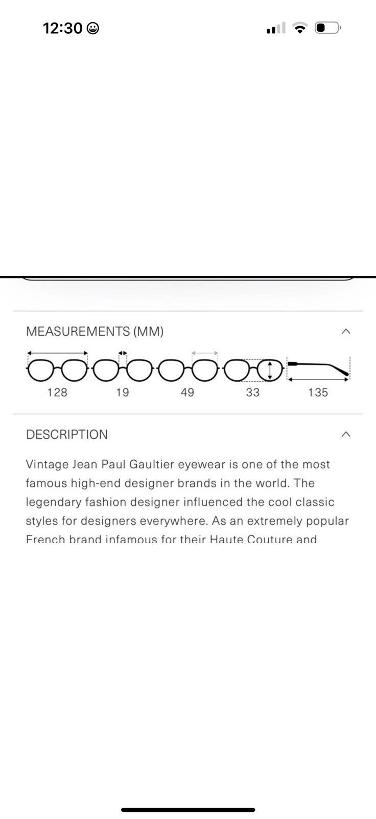 Jean Paul Gaultier JPG Vintage Sunglasses Jean Paul Gaultier 58-7202 Blue NEW Size ONE SIZE - 11 Thumbnail