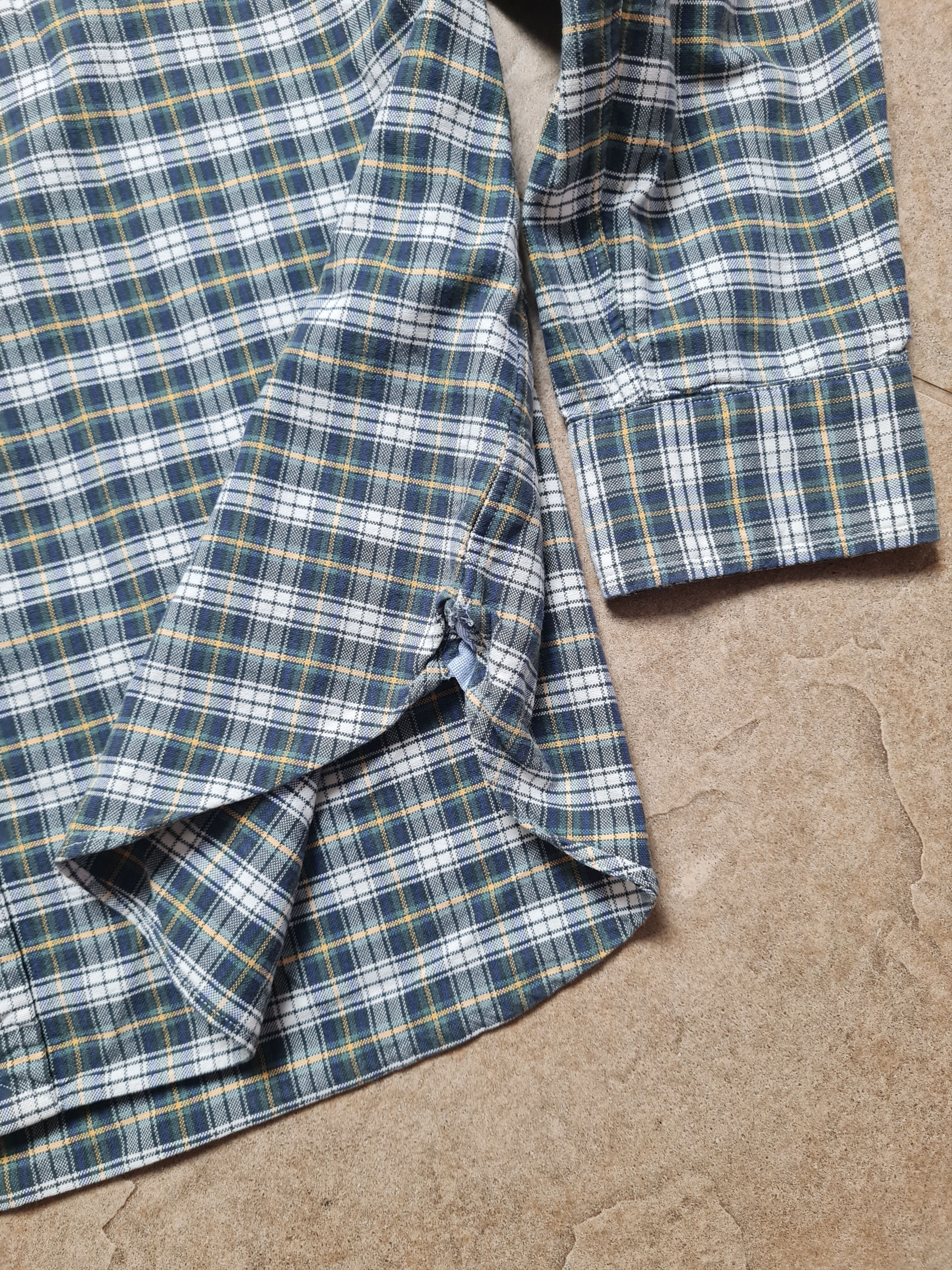 Polo Ralph Lauren Ralph Lauren Green Tartan Button Down Custom Fit Vintage L Size US L / EU 52-54 / 3 - 7 Thumbnail