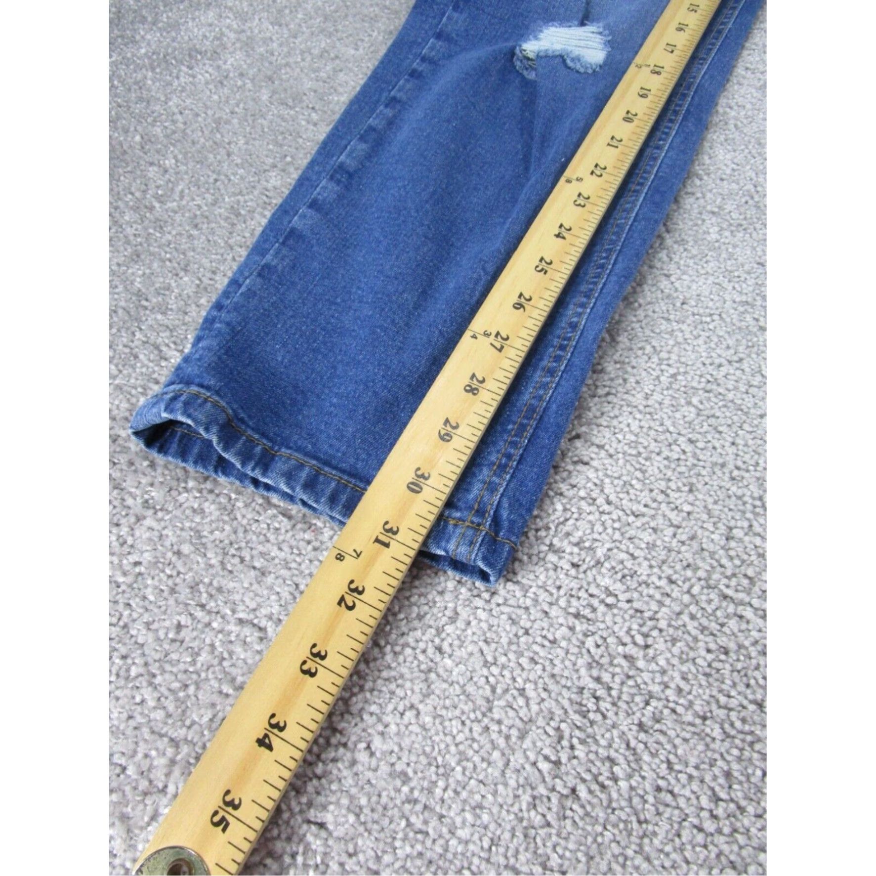 Vintage Boohoo Man Mens Skinny Jeans XL Extra Large Plus Size Rip Medium Wash Denim Size US 44 / EU 60 - 4 Thumbnail