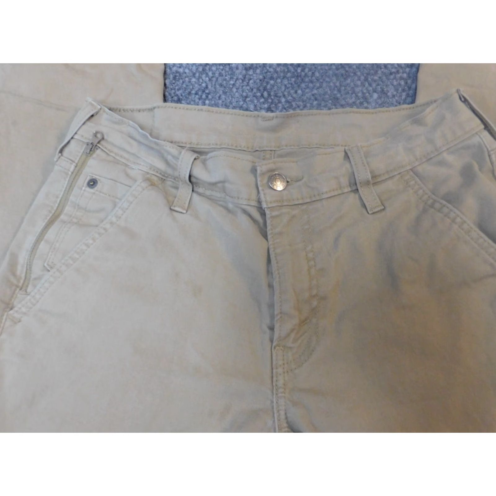 Levi's Levi's Jeans Mens 29x30 Beige Straight Denim Classic Size US 29 - 2 Thumbnail