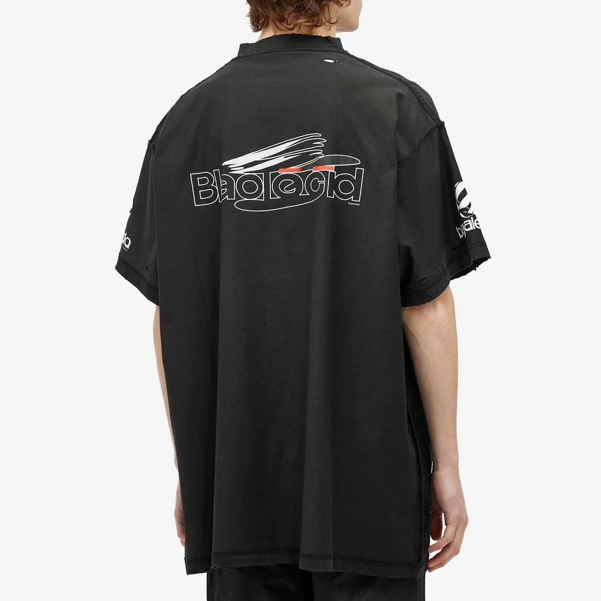 Balenciaga o1in1g0725 Al Generated Inside-Out T-Shirt Oversized Black Size US XS / EU 42 / 0 - 4 Thumbnail