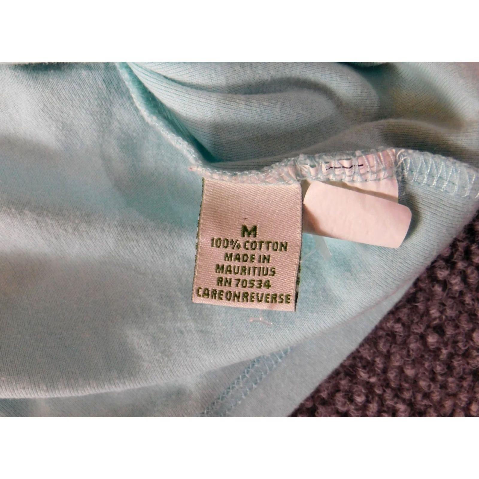 Orvis Orvis Womens Blouse Medium blue pullover classic casual top cotton Size M / US 6-8 / IT 42-44 - 7 Thumbnail