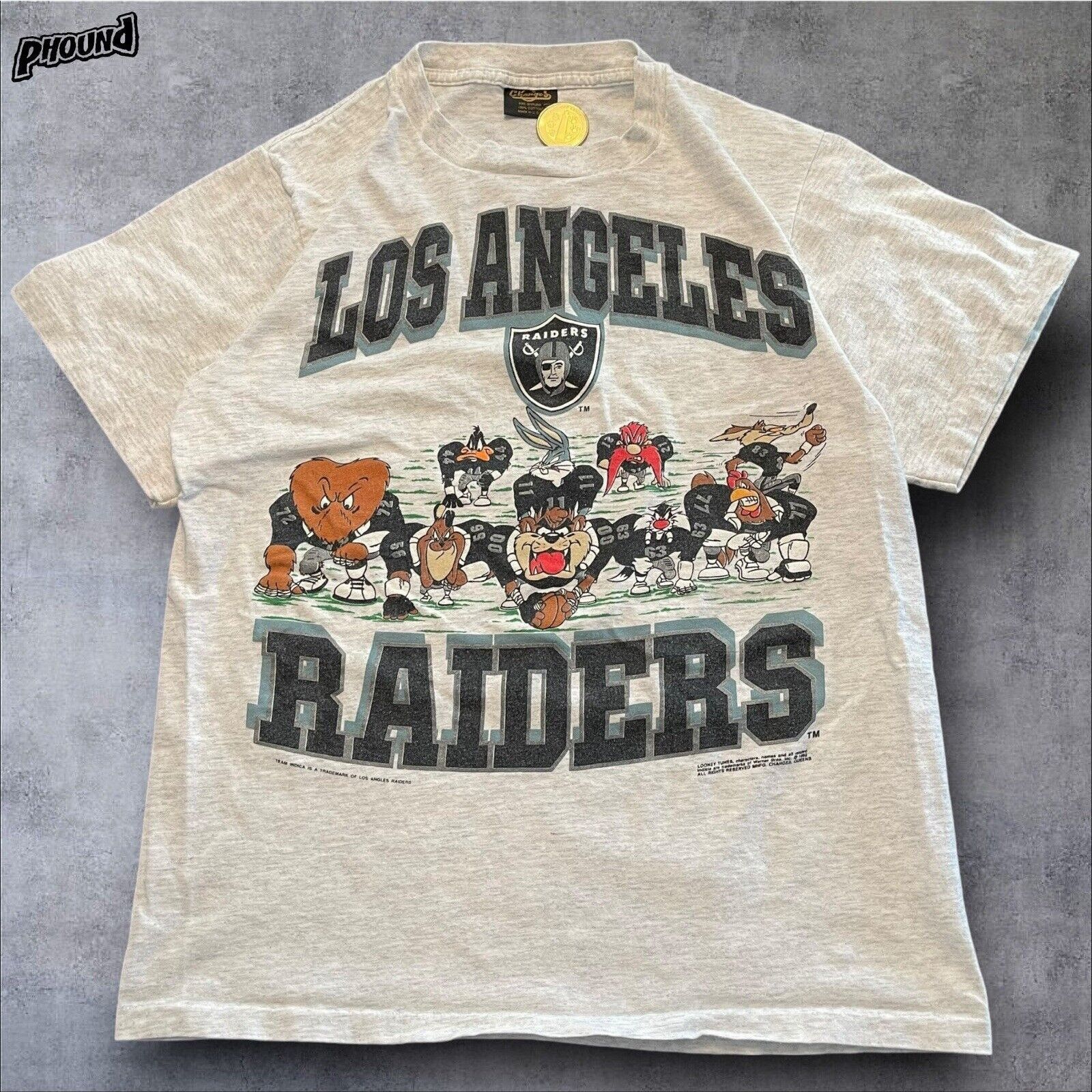 Changes Vtg 90s Los Angeles Raiders Taz Looney Tunes Tshirt