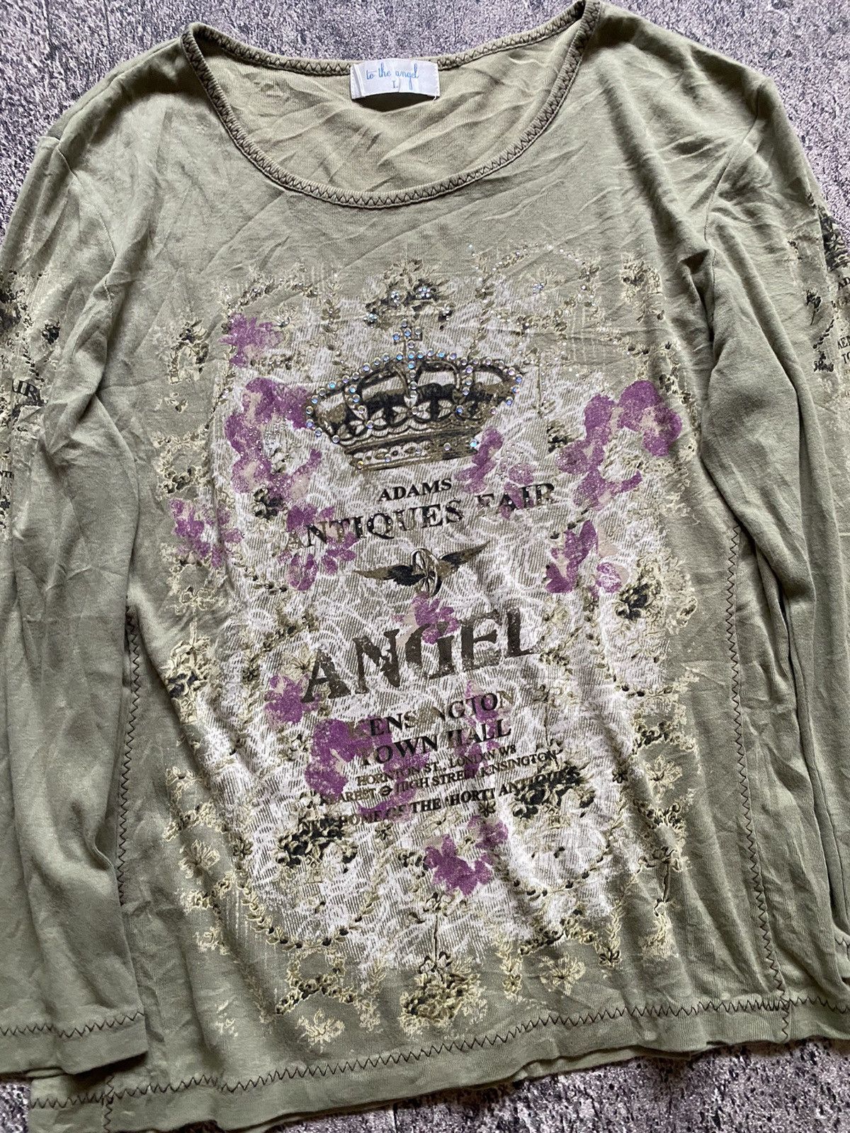 Hysteric Glamour × Japanese Brand Y2k to the angle ifsixwasnine longsleeve Size S / US 4 / IT 40 - 2 Thumbnail