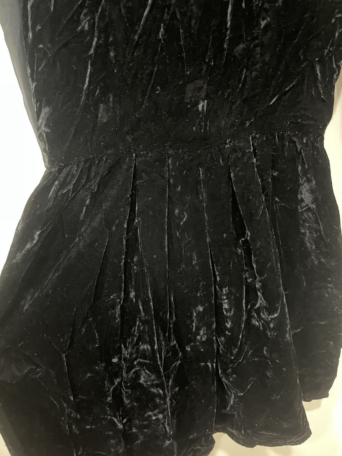 Donna Morgan Donna Morgan Velvet Black Dress Size ONE SIZE - 3 Thumbnail