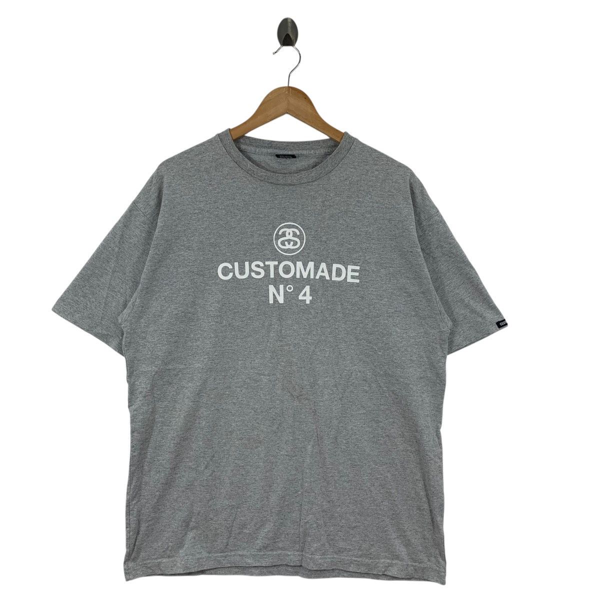 Stussy Vintage STUSSY CUSTOMADE N4 Made In USA Tee Shirt Top Size US XL / EU 56 / 4 - 4 Thumbnail