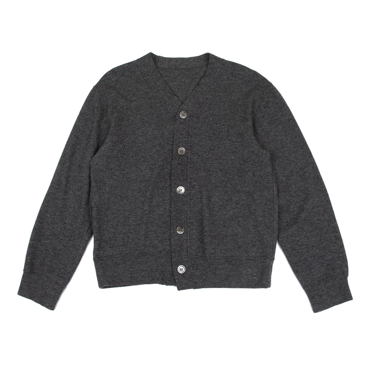 Comme des Garcons Homme Plus Wool Cardigan-Style Knit Sweater in Gray Size S Size US S / EU 44-46 / 1 - 1 Preview