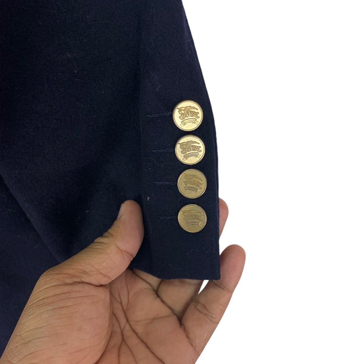 Burberry × Burberry Prorsum 🔥🔥VINTAGE BURBERRYS OF LONDON GOLD BUTTON COAT Size US M / EU 48-50 / 2 - 7 Thumbnail