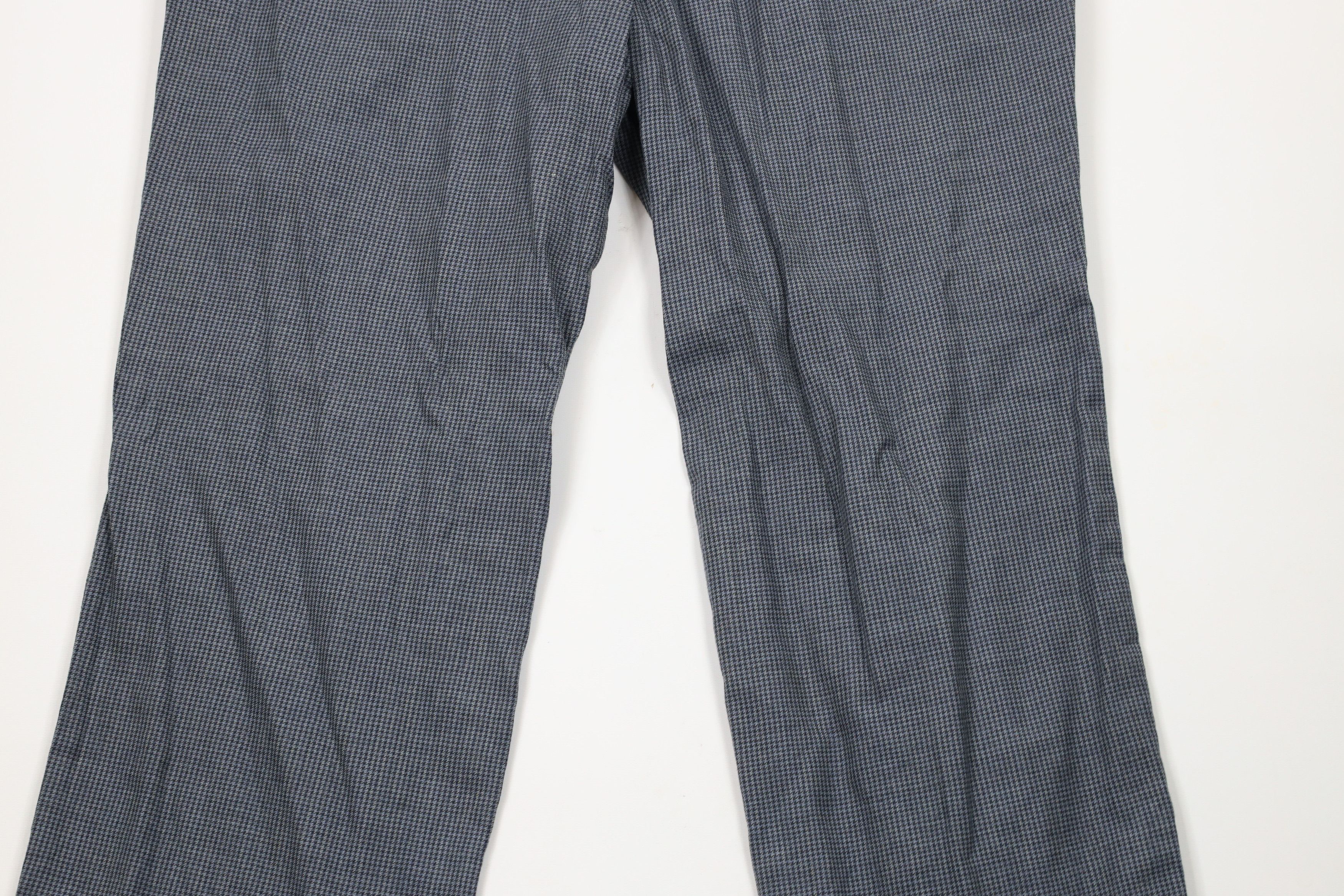 Vintage Vintage 70s Streetwear Wool Houndstooth Wide Leg Pants USA Size US 38 / EU 54 - 12 Thumbnail
