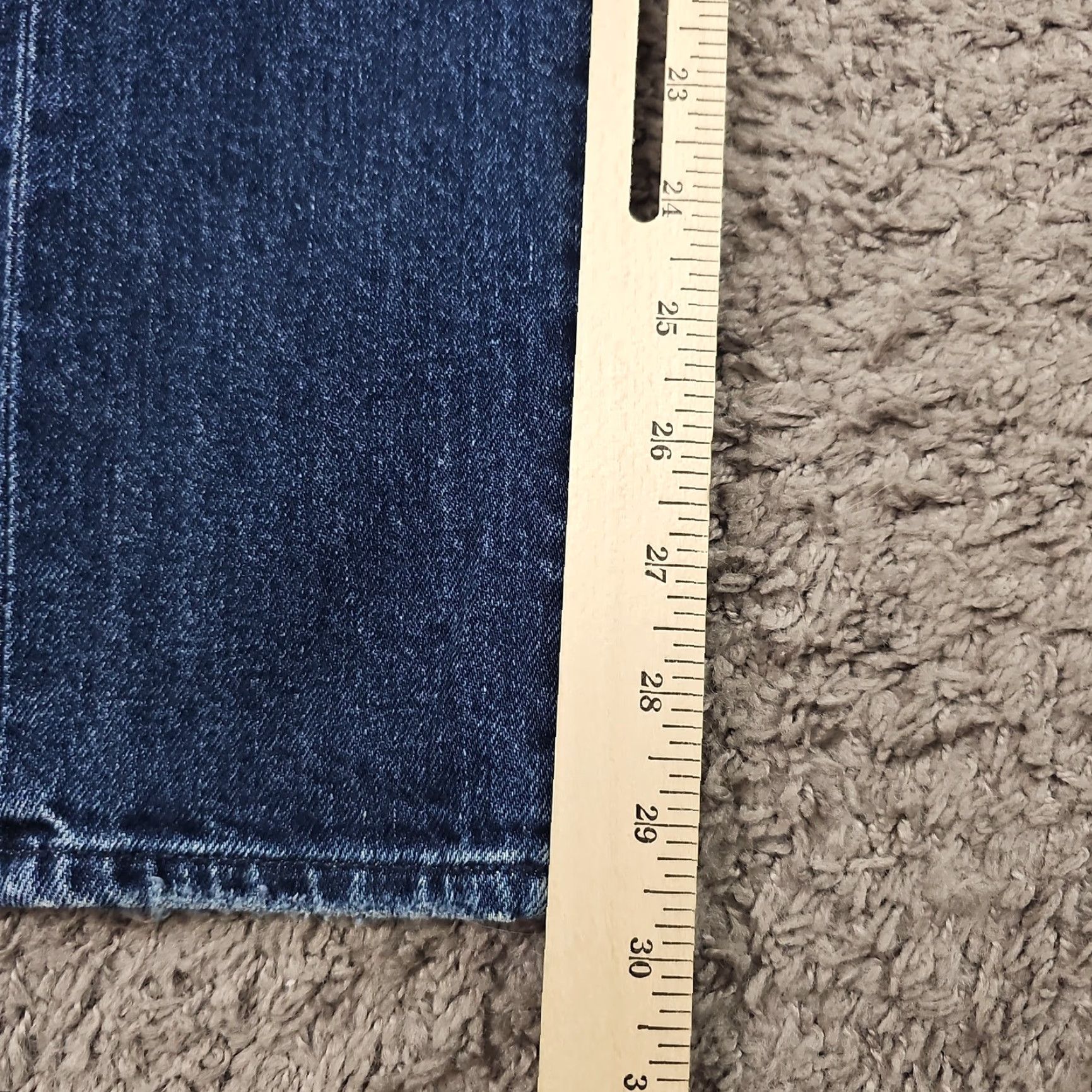 J Brand J Brand Jeans Womens Slim Straight High Rise Distressed Stretch Denim 25 Regular 23x30 Blue Label Jeans Size 42" / US 20 - 7 Thumbnail