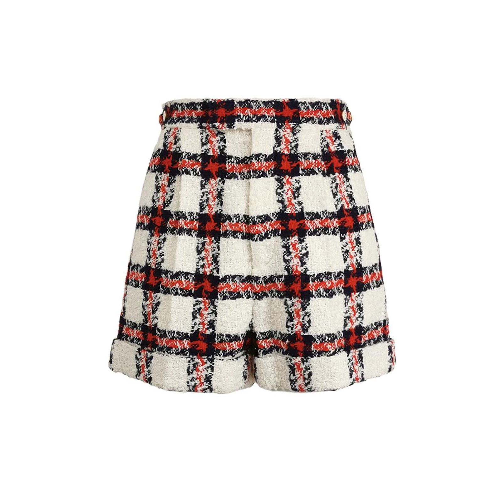 Gucci Gucci Plaid Tweed Shorts Size 36 Size 25" / US 0 / IT 36 - 1 Thumbnail