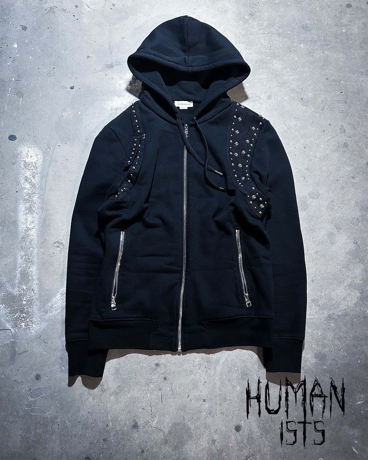 Alexander McQueen A/W18 GUNSLING PEARL ZIP-UP Size US S / EU 44-46 / 1 - 1 Thumbnail