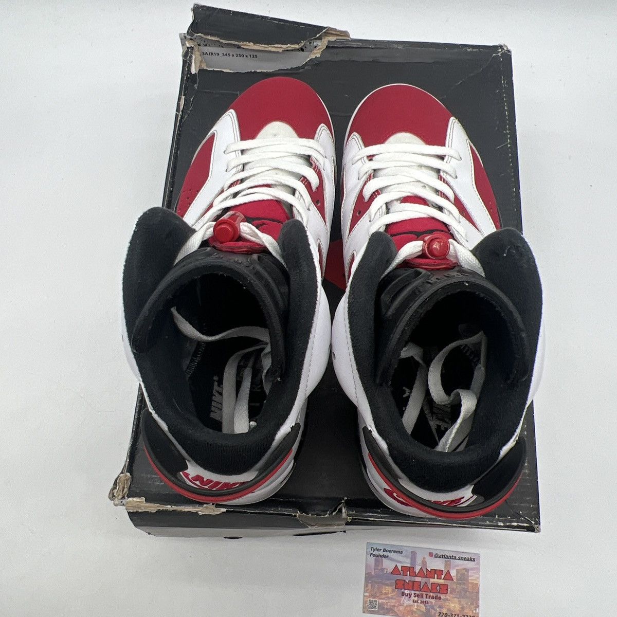 Jordan Brand Air Jordan 6 Carmine Size US 8.5 / EU 41-42 - 7 Thumbnail