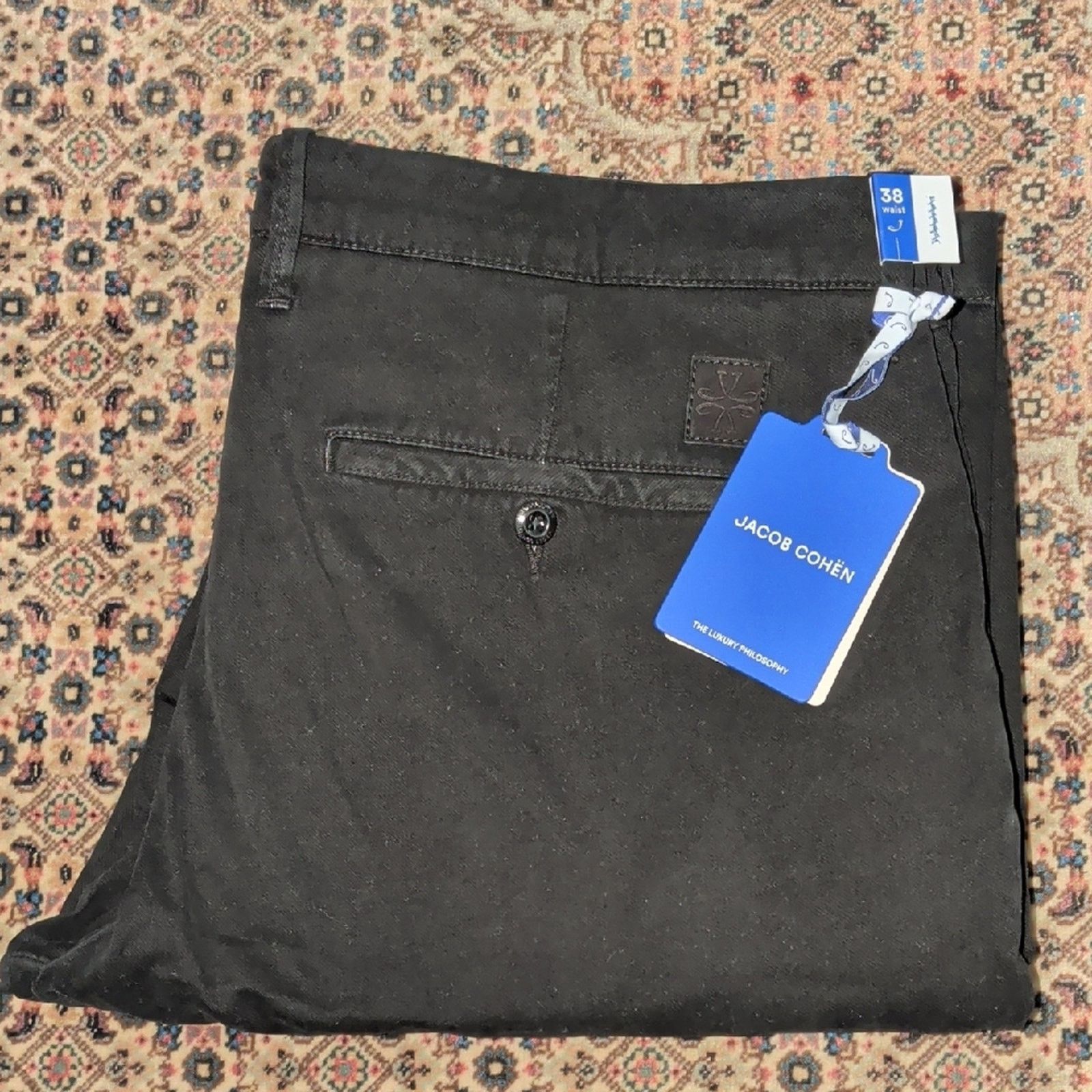 Jacob Cohen Jacob Cohen Men's Dark Chinos Size 38 Size US 38 / EU 54 - 1 Thumbnail