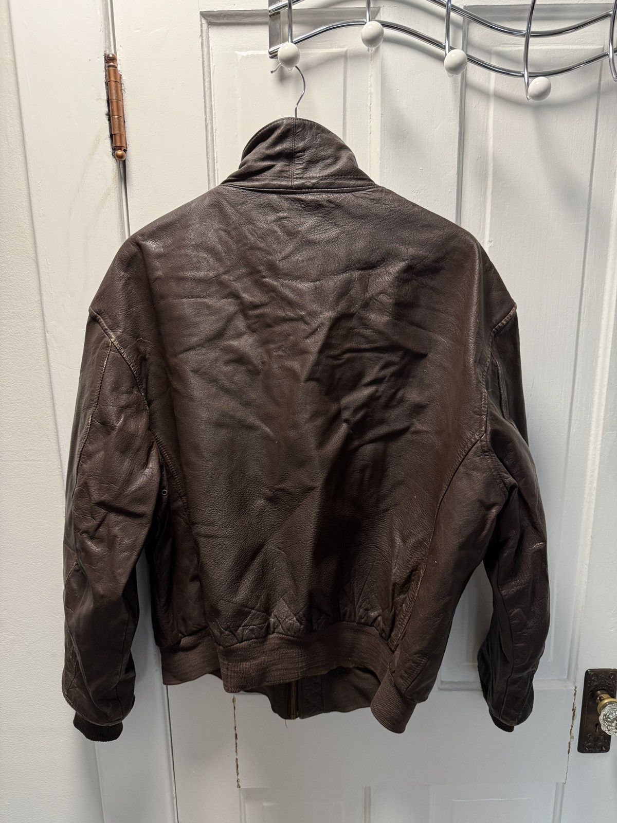 Vintage Vintage Cooper A-2 Leather Flight Jacket Size US M / EU 48-50 / 2 - 4 Thumbnail