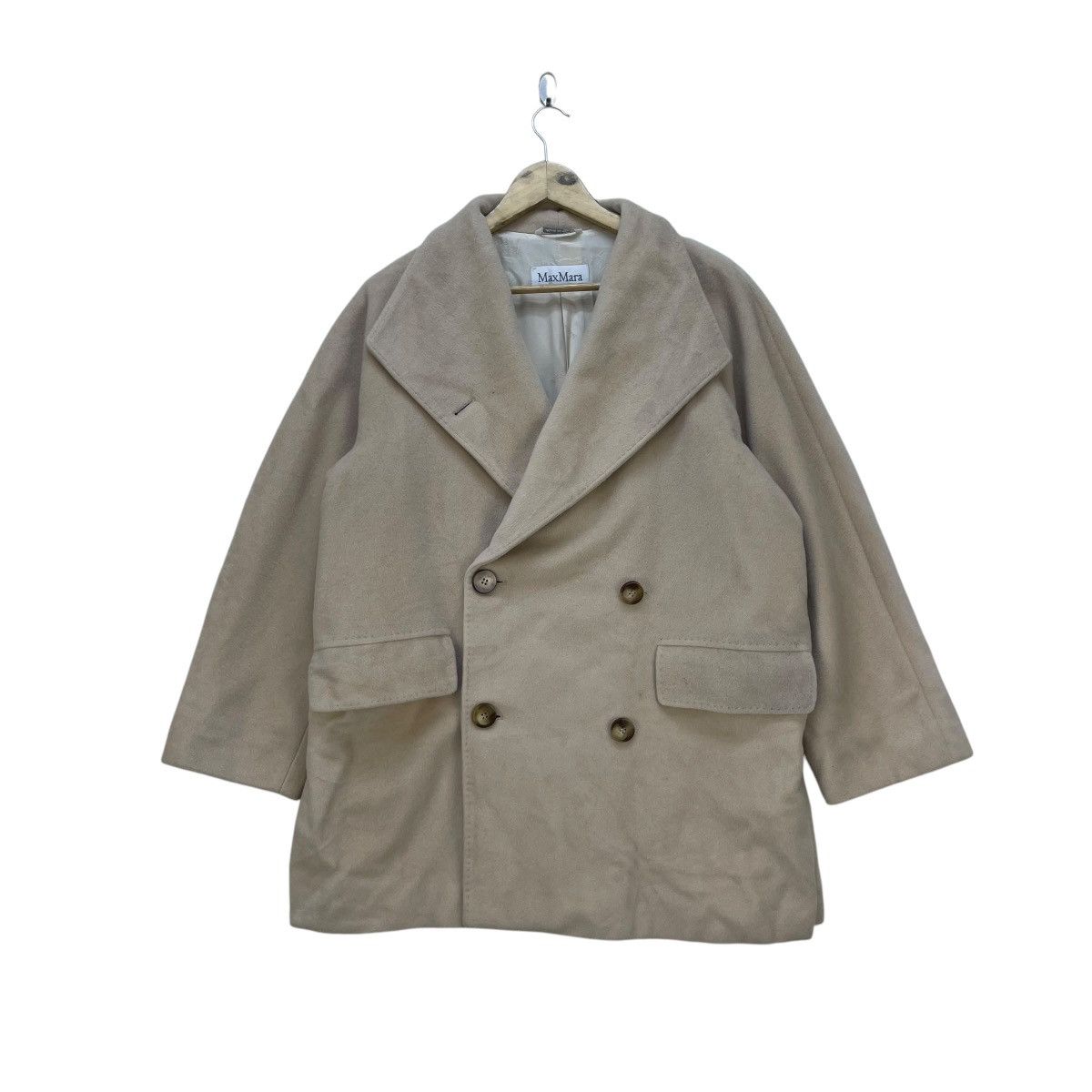 Max Mara Vintage Max Mara Wool Double Breasted Made In Italy Size M / US 6-8 / IT 42-44 - 1 Thumbnail