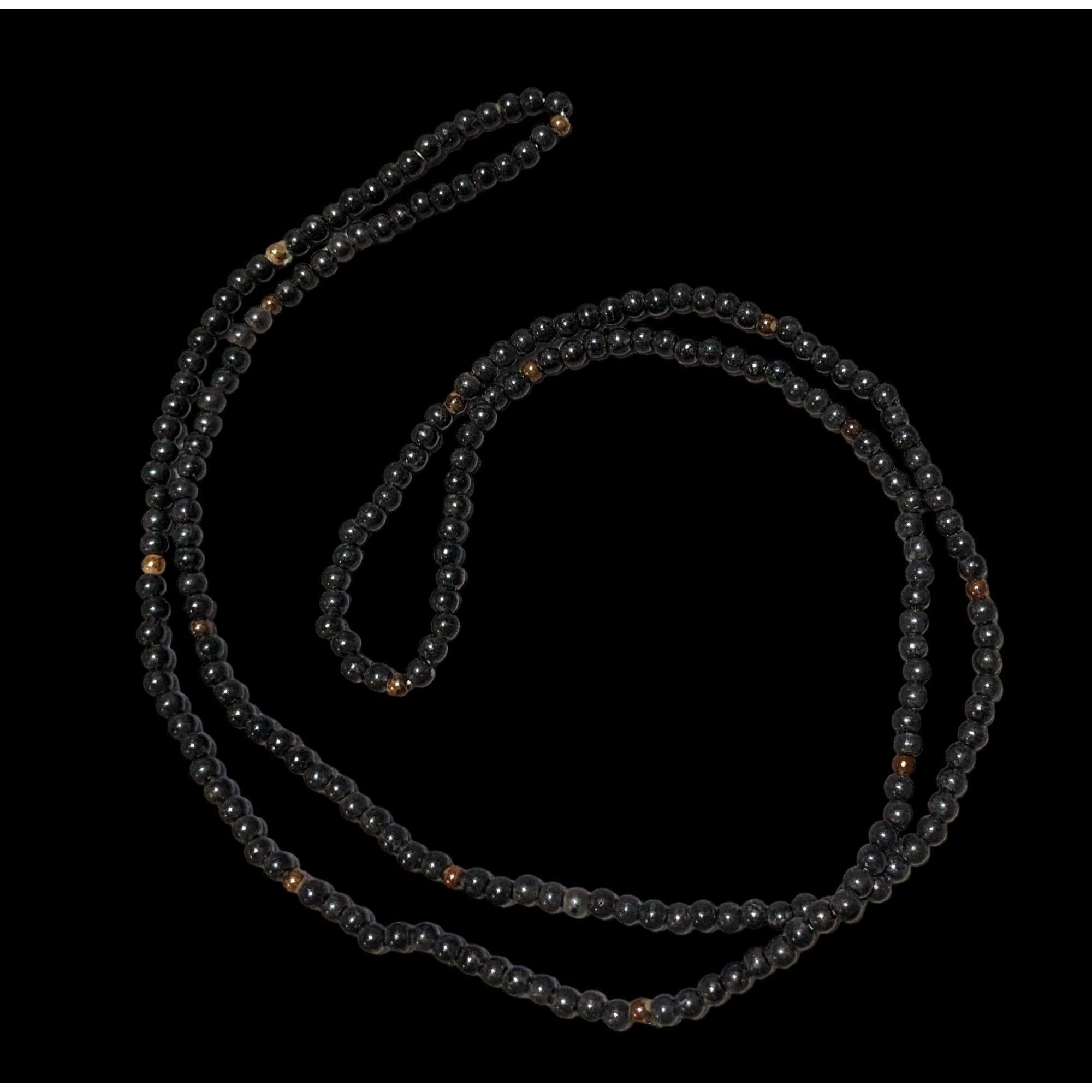 Other Simple Black Beaded Necklace Size ONE SIZE - 2 Thumbnail