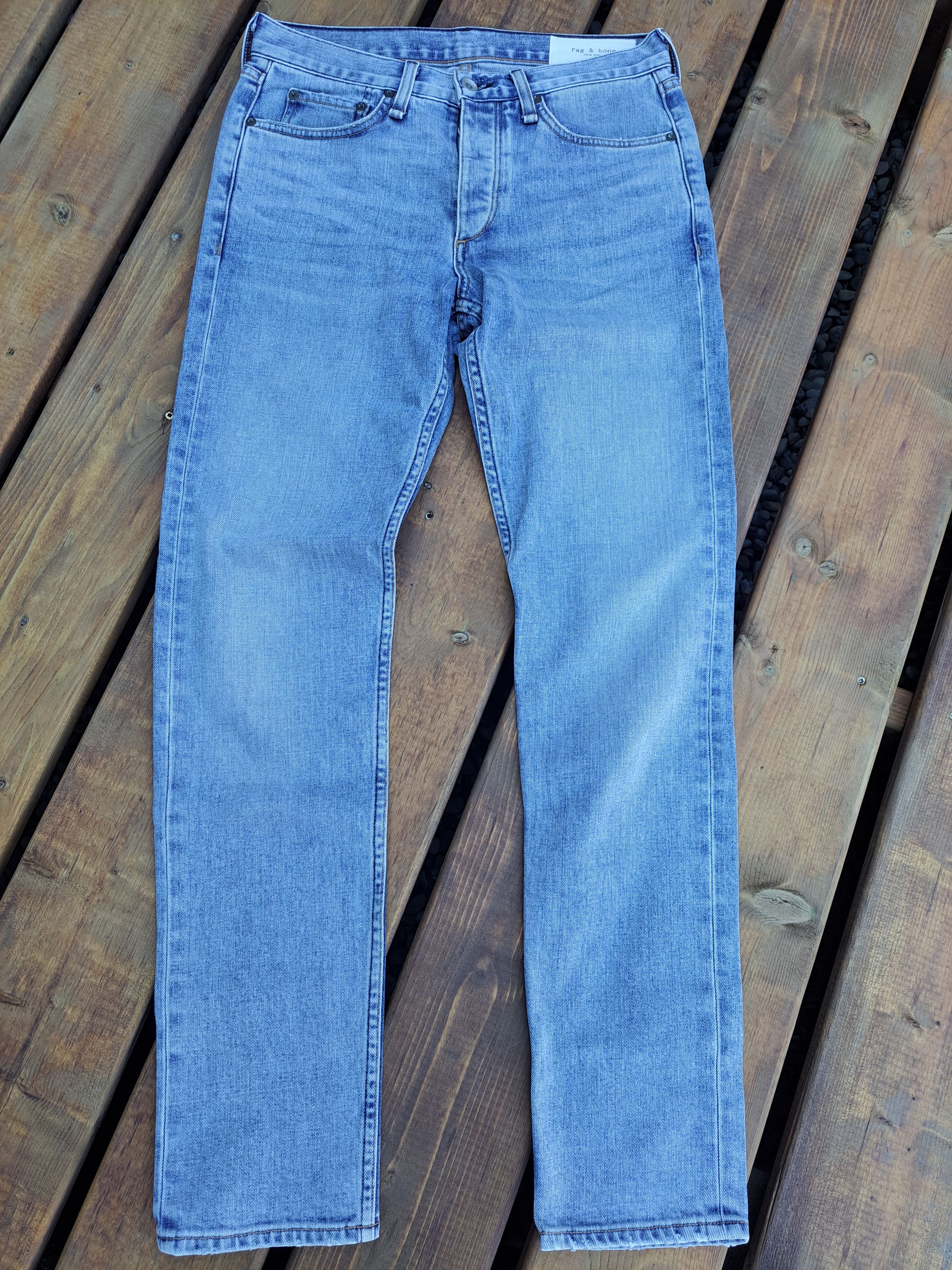 Rag & Bone Light Wash Fit 2 Size US 29 - 1 Thumbnail