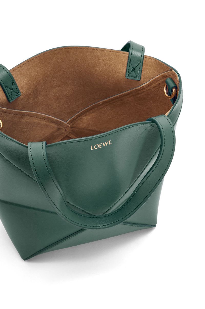 Loewe o1in1g0426 Size: OS/ Puzzle Fold Mini Tote Bag in Vetiver Size ONE SIZE - 6 Thumbnail