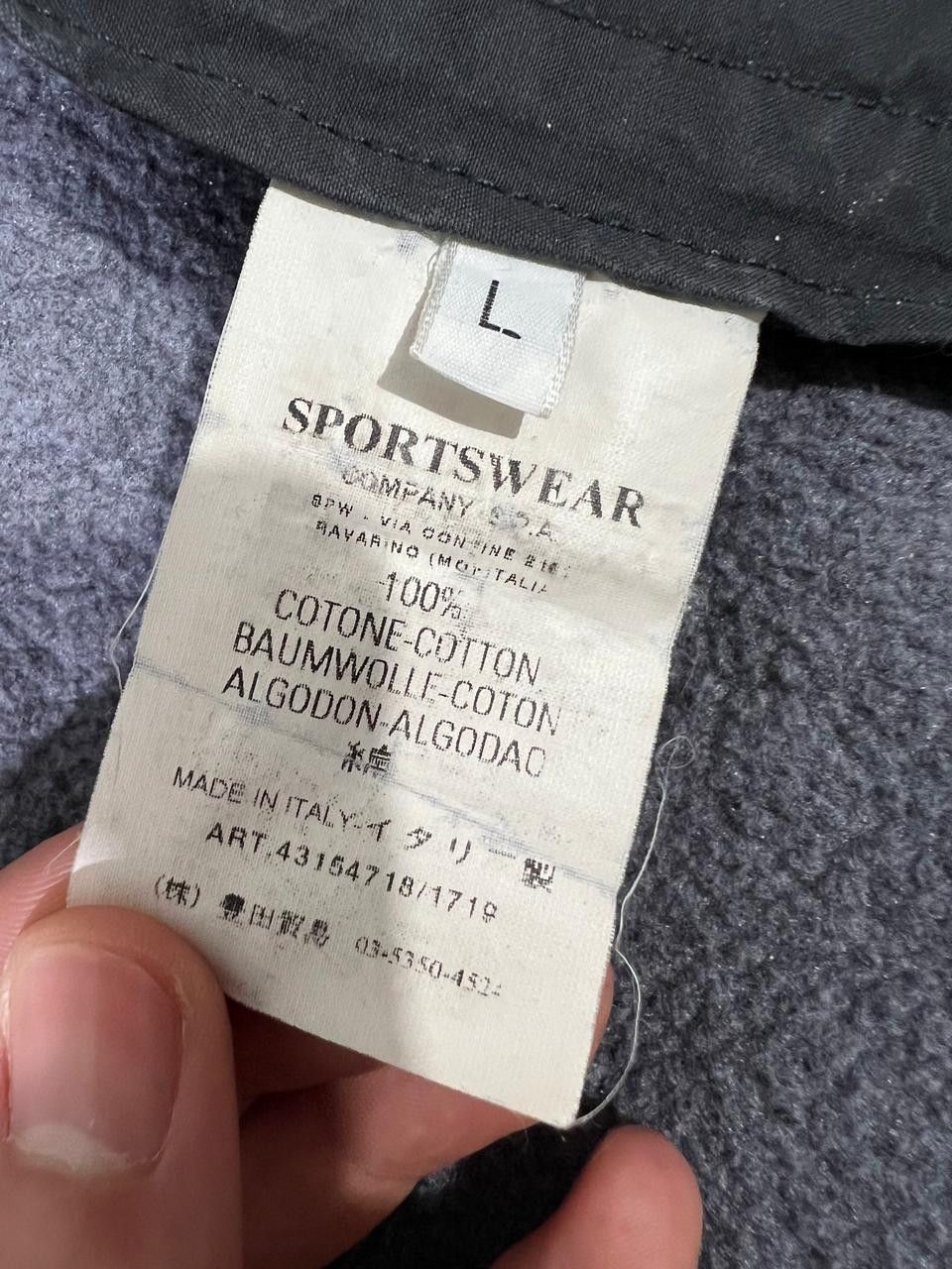 Stone Island × Vintage Stone island 2005 Duel Layer Ventile Spellout Jacket Size US L / EU 52-54 / 3 - 10 Thumbnail