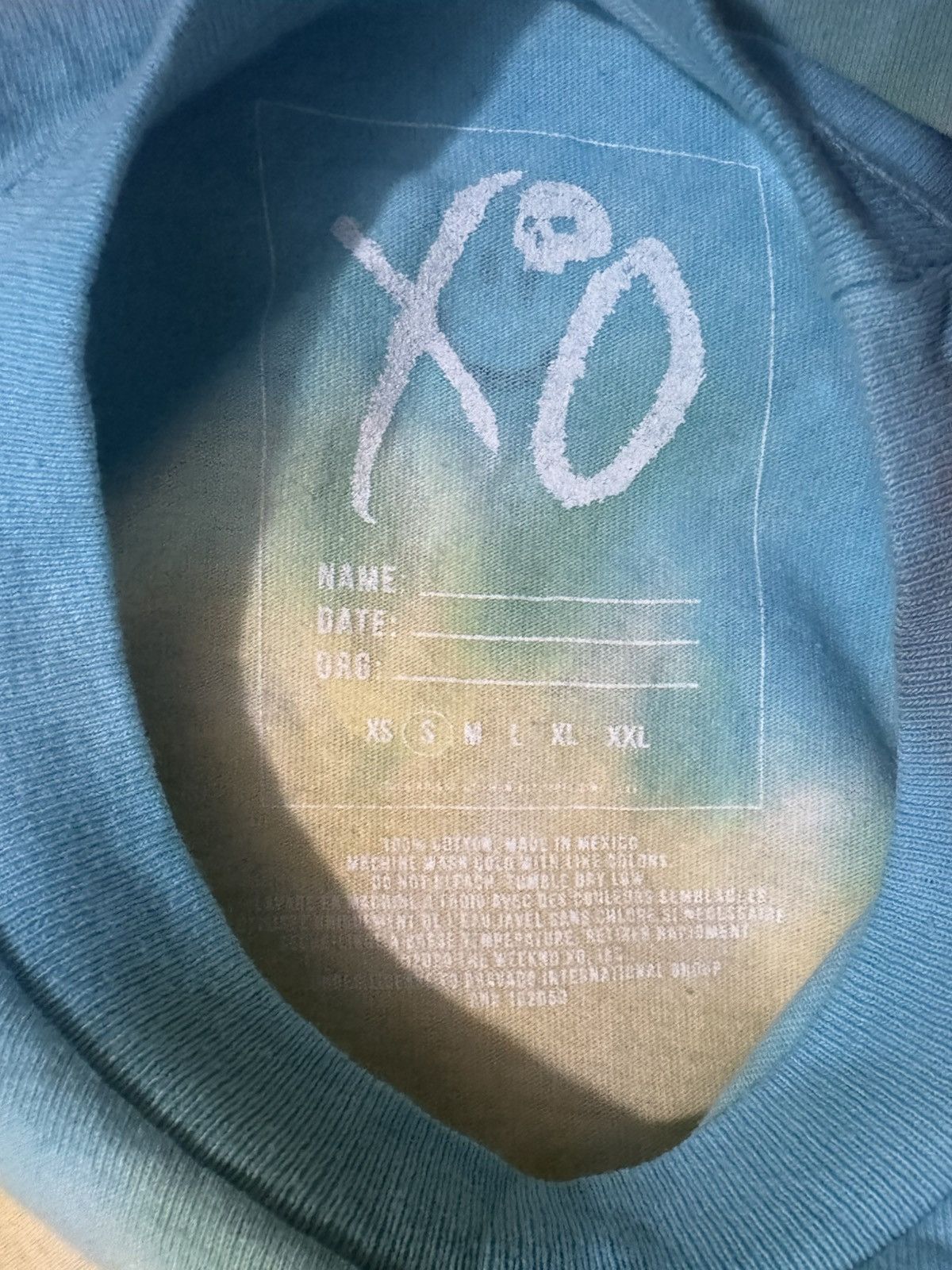 XO Xo good intentinos nav the weeknd tye dye tee Size US S / EU 44-46 / 1 - 6 Thumbnail