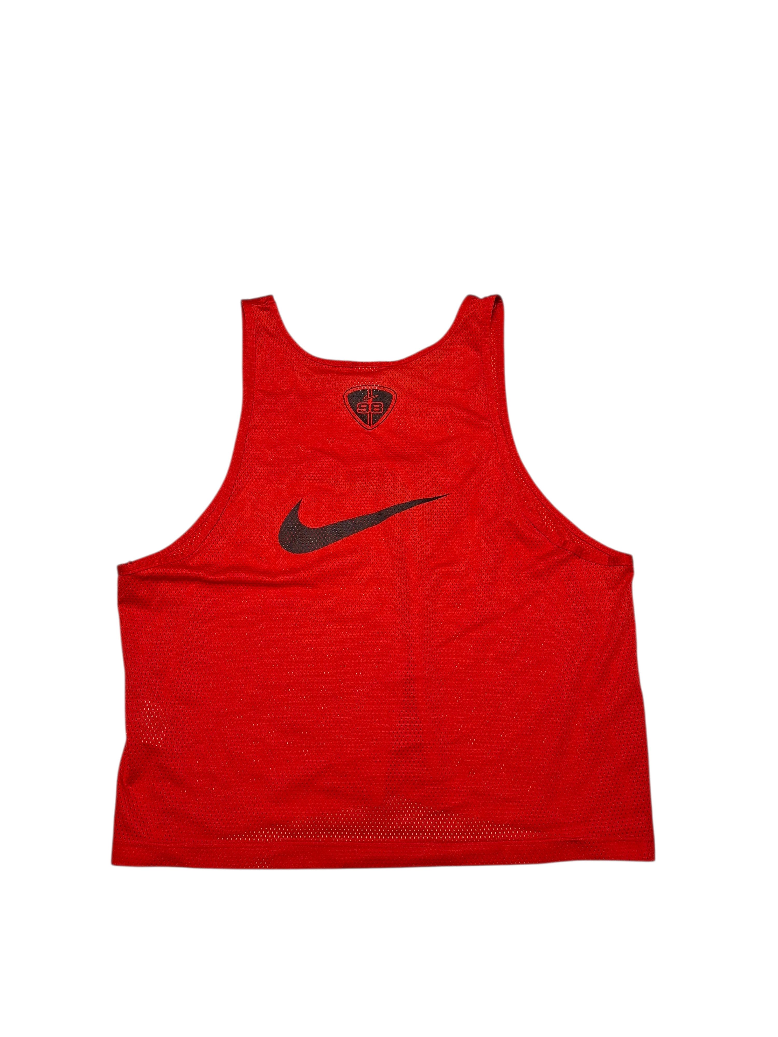 Nike NIKE VINTAGE 1998 SLEVELESS SOCCER JERSEY TEE Size US XL / EU 56 / 4 - 2 Thumbnail
