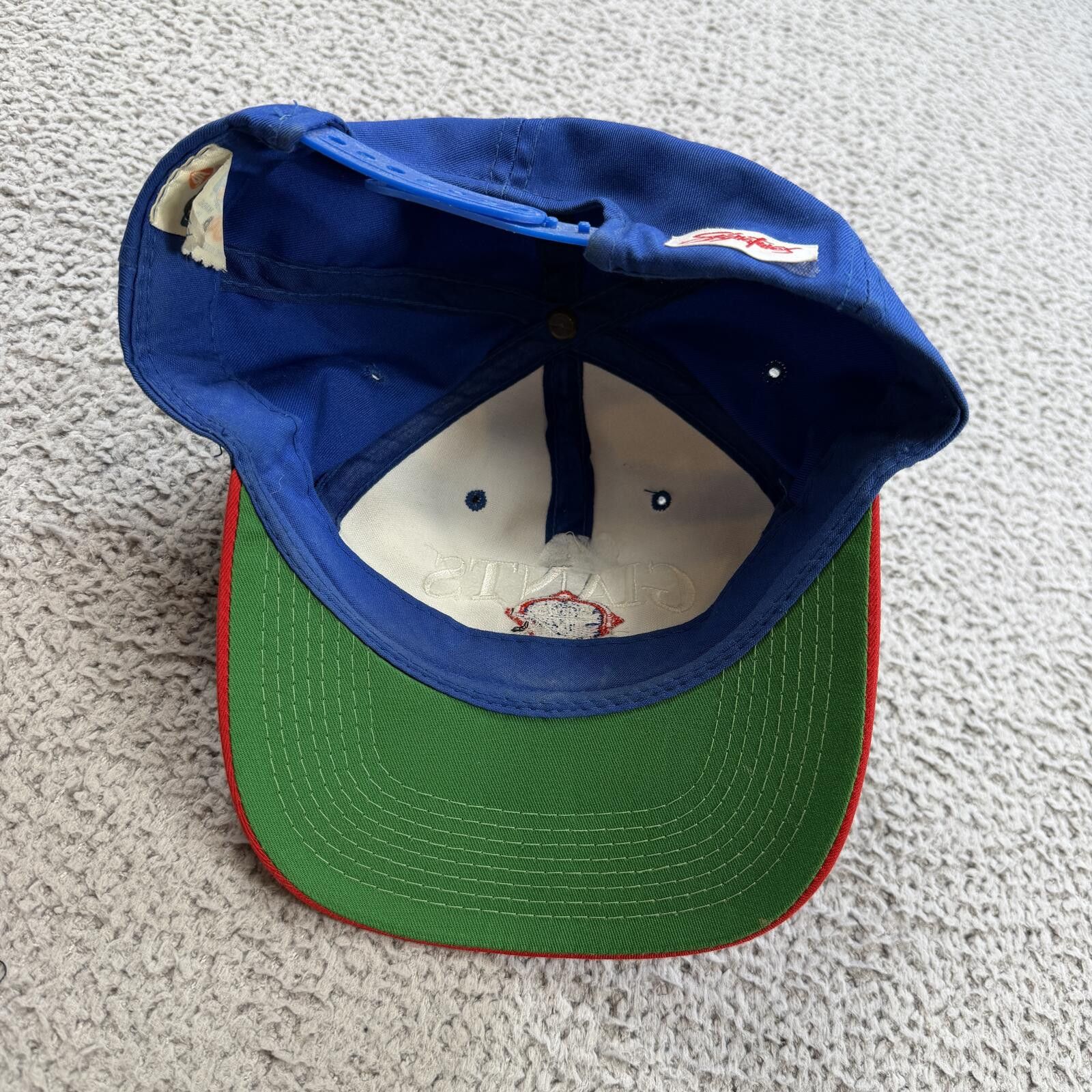 Logo Athletic Vintage 90s New York Giants Logo Athletic Snapback Hat NFL Size ONE SIZE - 6 Thumbnail