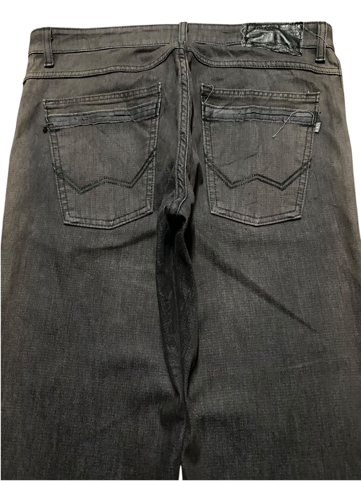 Edwin Vintage Japanese Brand Edwin S403S Black Denim Loose Jeans Size US 34 / EU 50 - 4 Thumbnail
