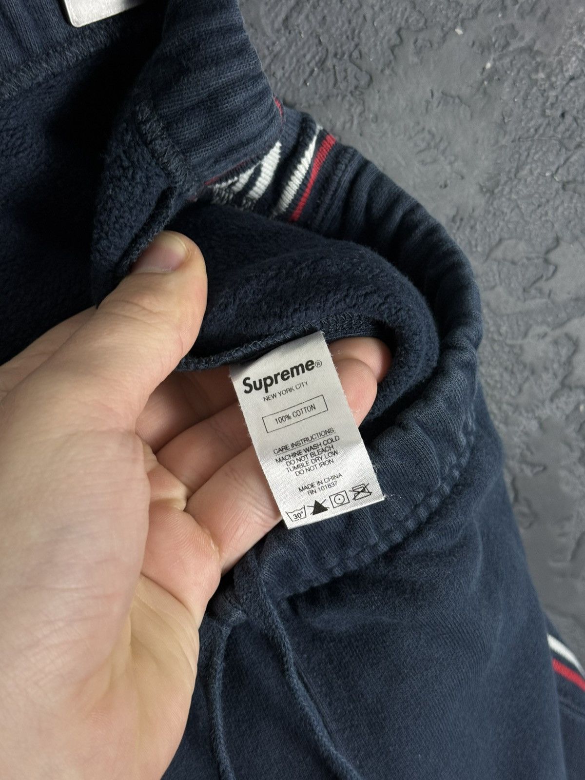 Supreme Supreme Text Rib Sweatpant Size XL Size US 37 - 9 Thumbnail