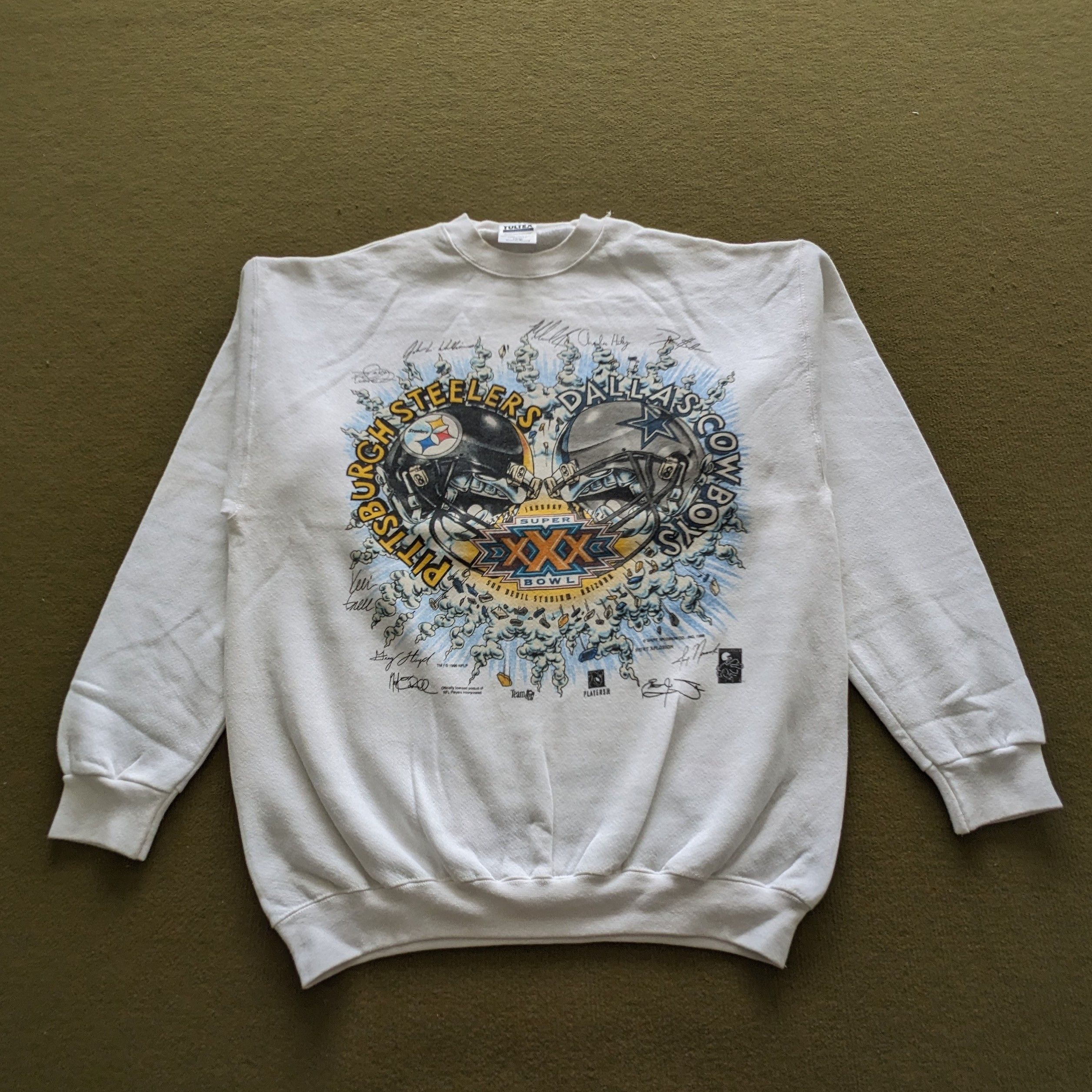 Other Vintage Pittsburgh Steelers VS Dallas Cowboys Sweatshirt Size US L / EU 52-54 / 3 - 1 Thumbnail