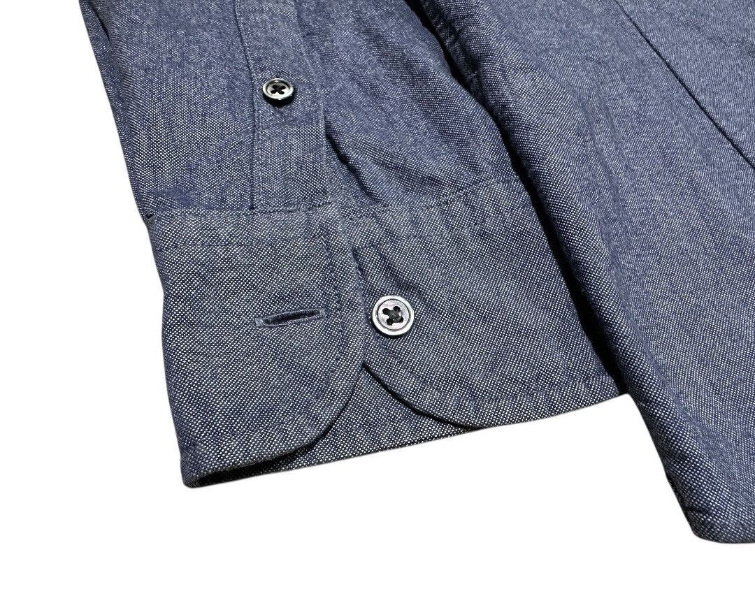 Nigel Cabourn 🔥Vintage Nigel Cabourn British Officers Shirt Sax Blue Size US M / EU 48-50 / 2 - 9 Thumbnail