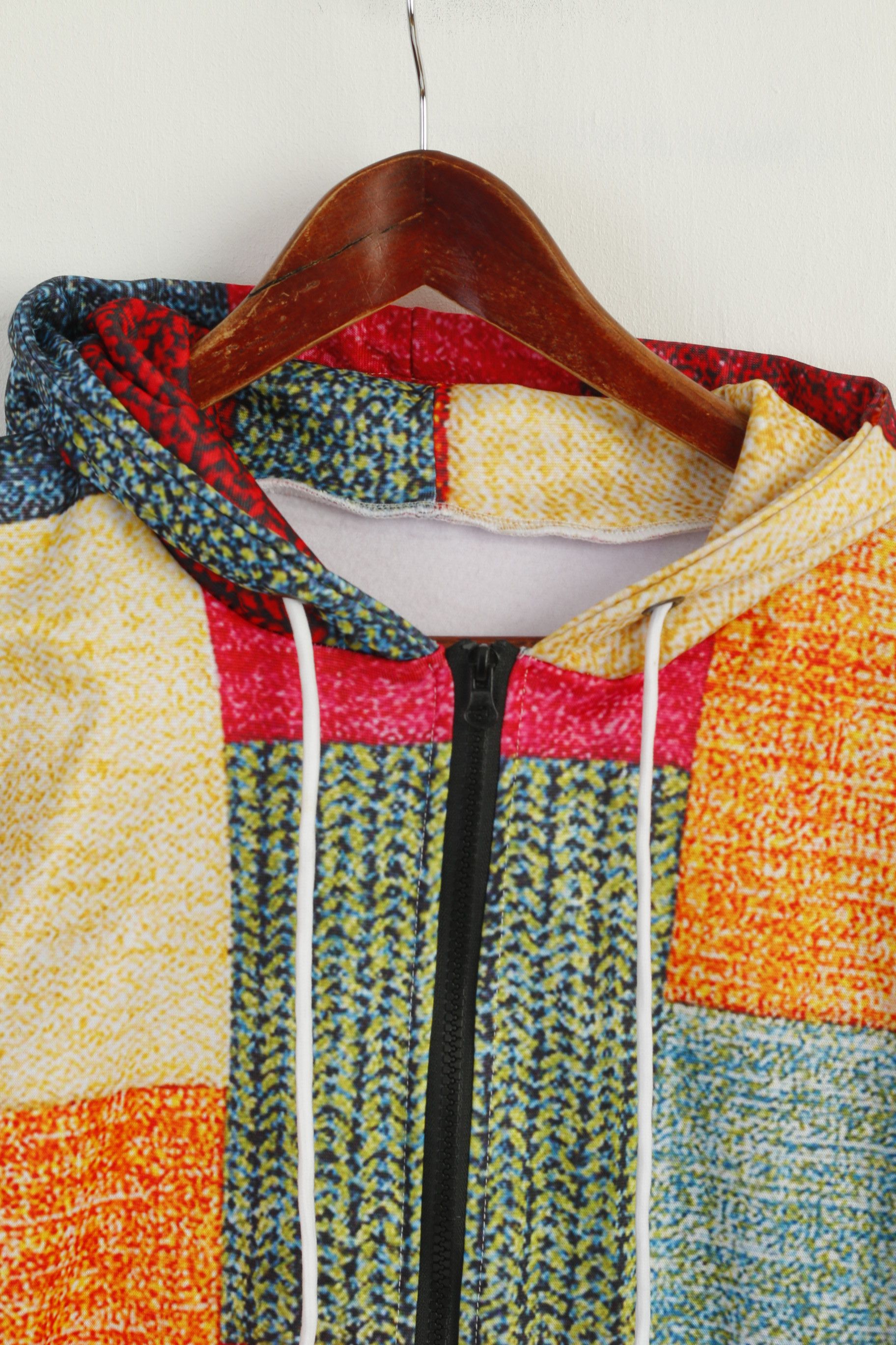 Vintage Vintage Men L Sweatshirt Multicolour Patchwork 9576 Size US L / EU 52-54 / 3 - 3 Thumbnail