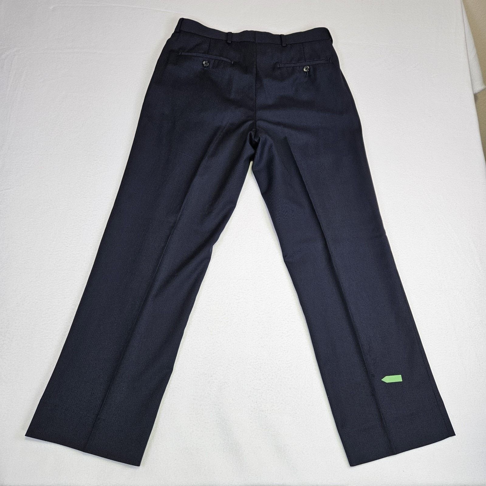Michael Kors Michael Kors Madison Suit Peak Lapel Micro Stripe Black Set Size 38S - 17 Thumbnail