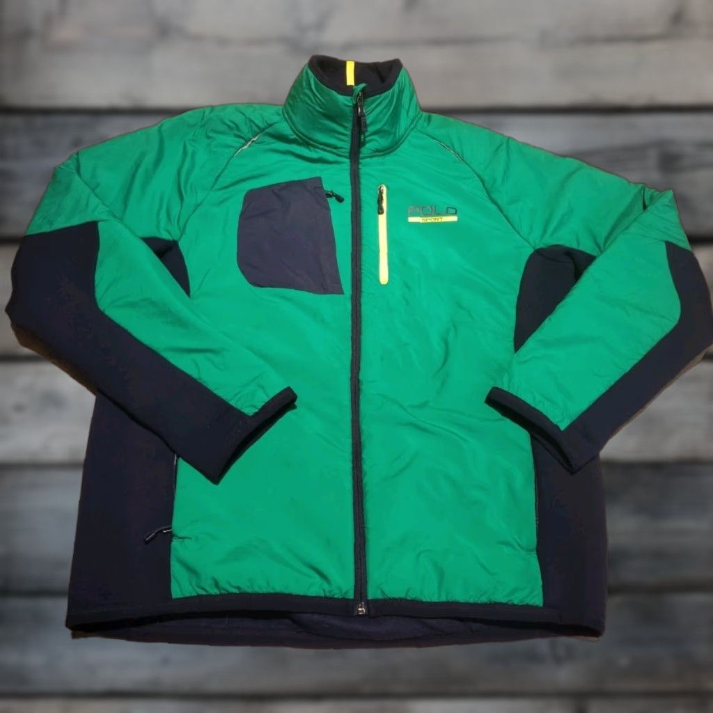 Polo Ralph Lauren Polo Ralph Lauren Performance Green Hybrid Tech Full Zip Jacket Mens L Polo Sport Ralph Lauren Size US L / EU 52-54 / 3 - 1 Thumbnail
