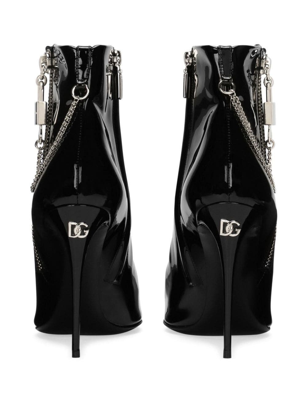 Dolce & Gabbana o1y0825 Spike Heel Ankle Boots in Black Size US 4 / IT 34 - 4 Thumbnail